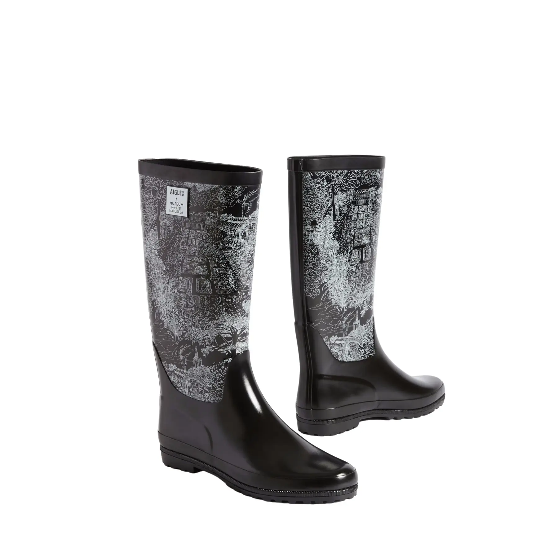 Bedruckte Regenstiefel Frau Aigle Eliosa Pt