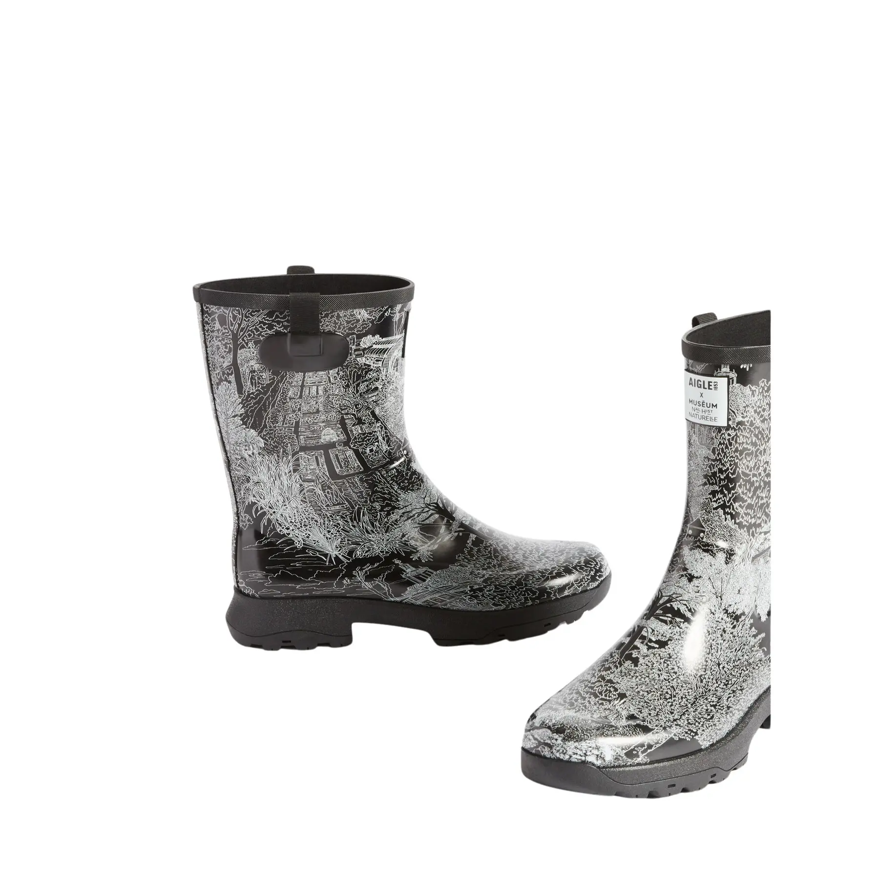 Regenstiefel Frau Aigle Alya Print