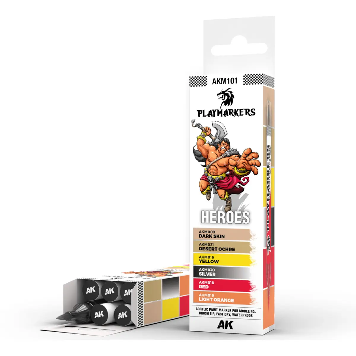 Farbenmarker AK Interactive Heroes (x6)