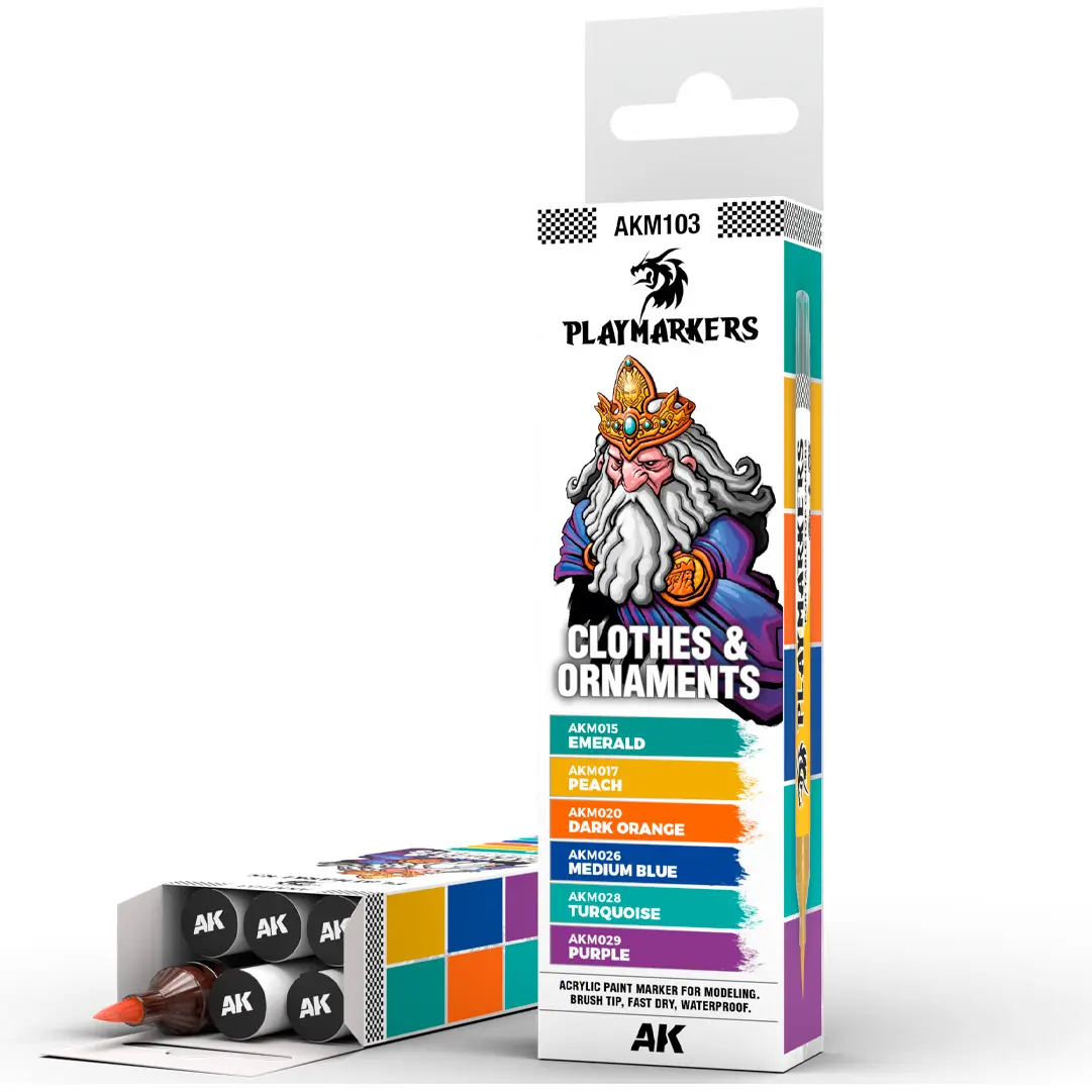 Farbenmarker AK Interactive (x6)
