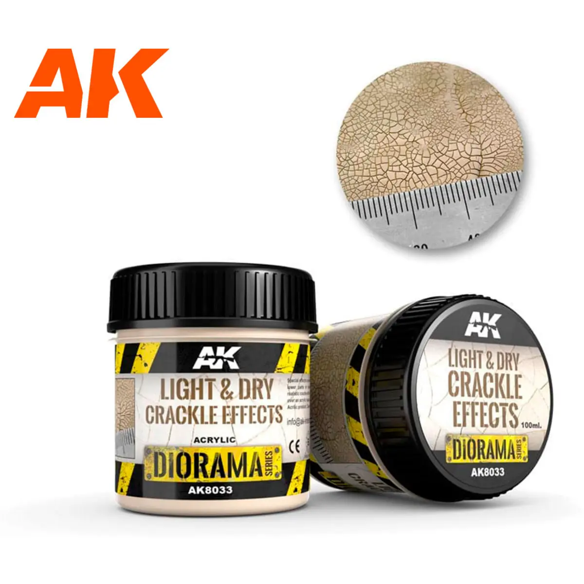 Malerei AK Interactive Light & Dry Crackle Effects - Farbe: Beige