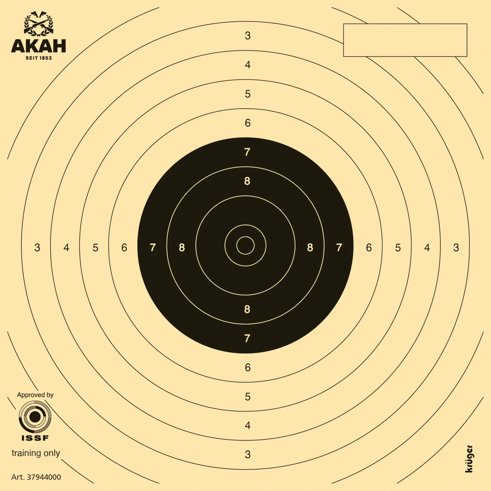 Cible für Luftgewehr Akah (x250)