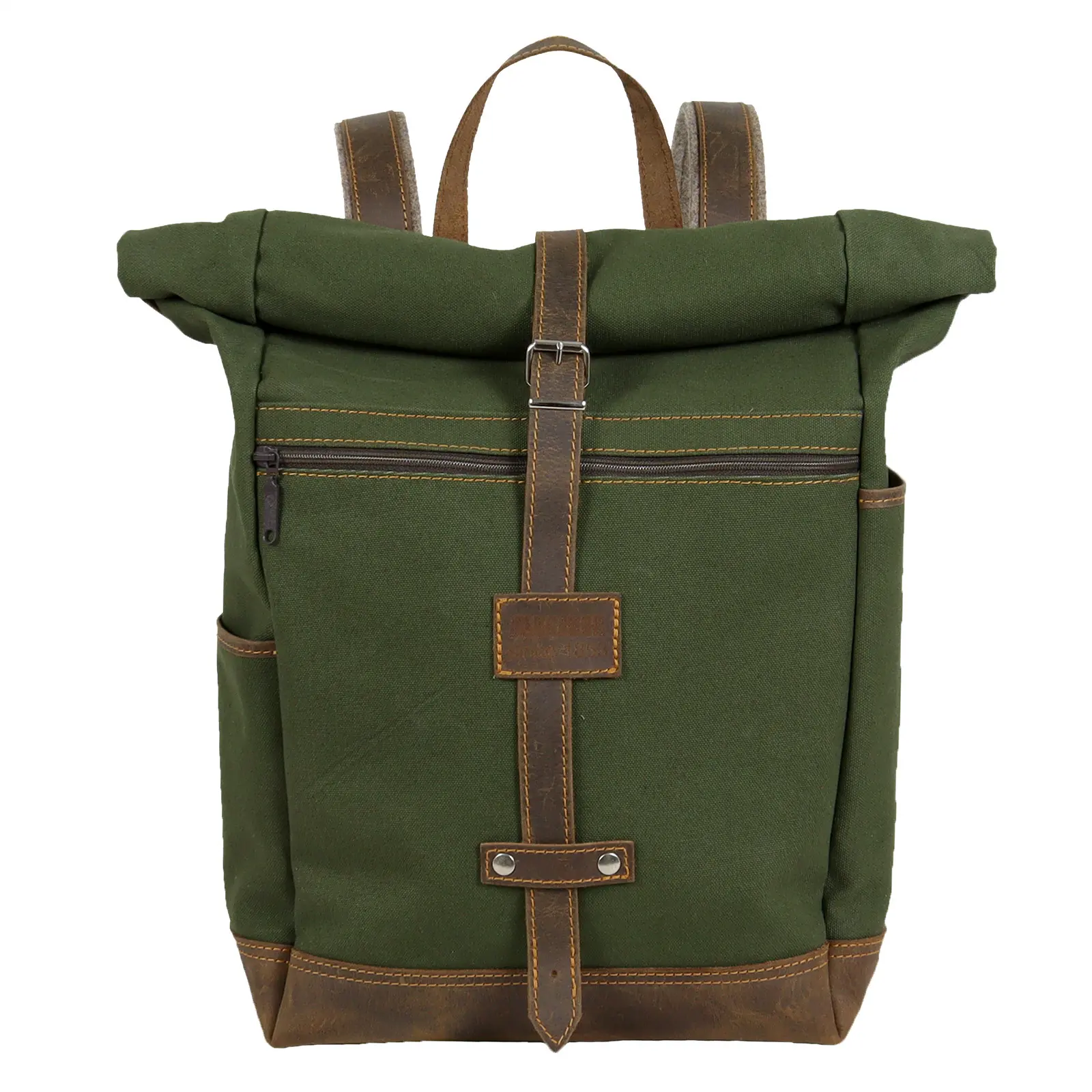 Canvas Roll-Top Rucksack Akah Buffalo Ranger