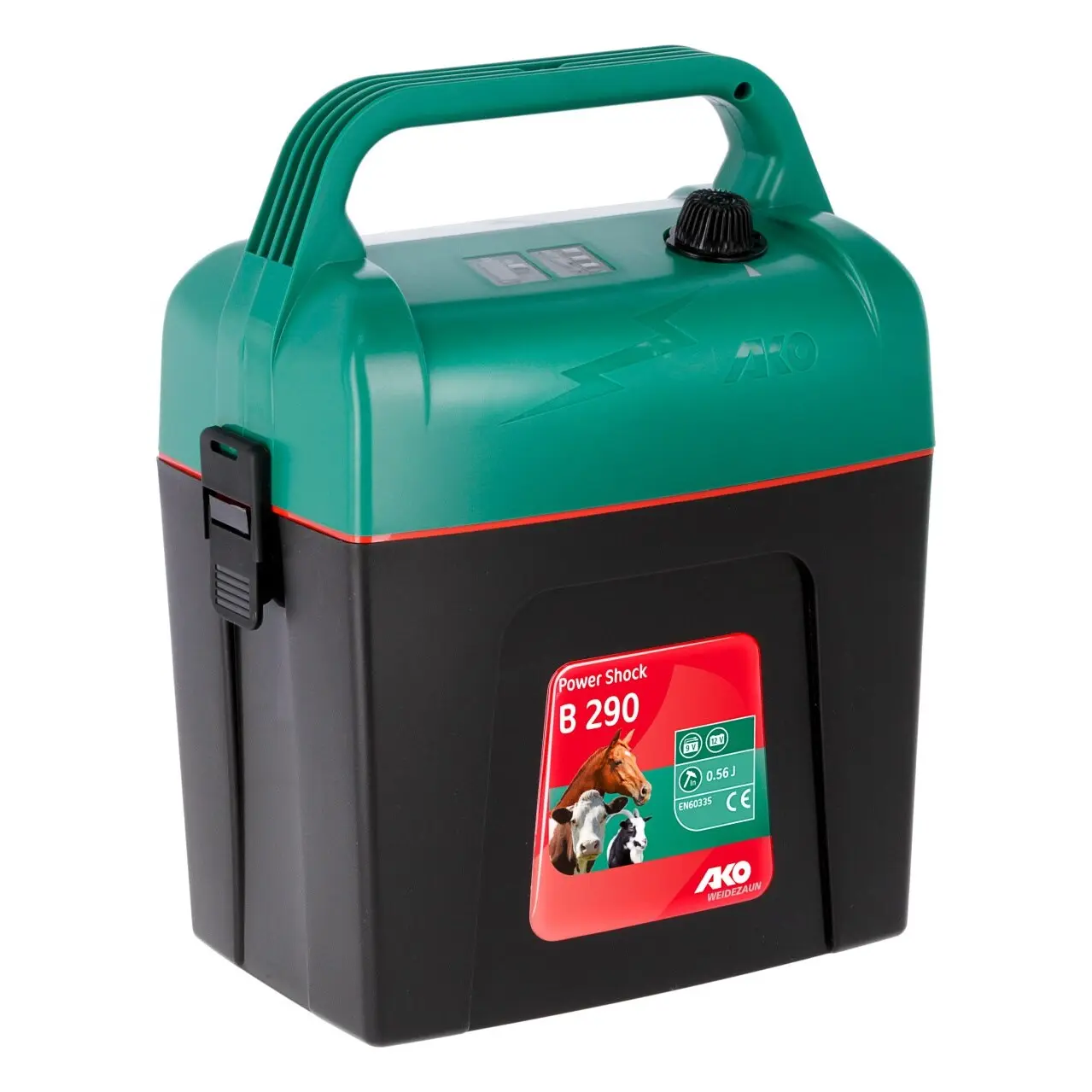 Battery-powered electric fence generator Ako PowerShock B 290