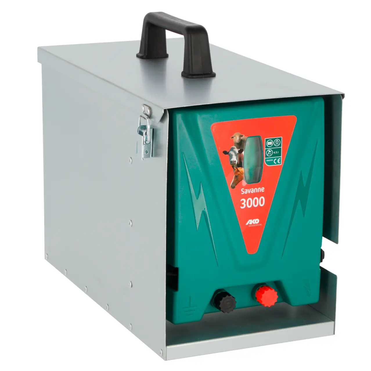 Ako Grau Generator Für Elektrozaun Savanne 3000 12 V