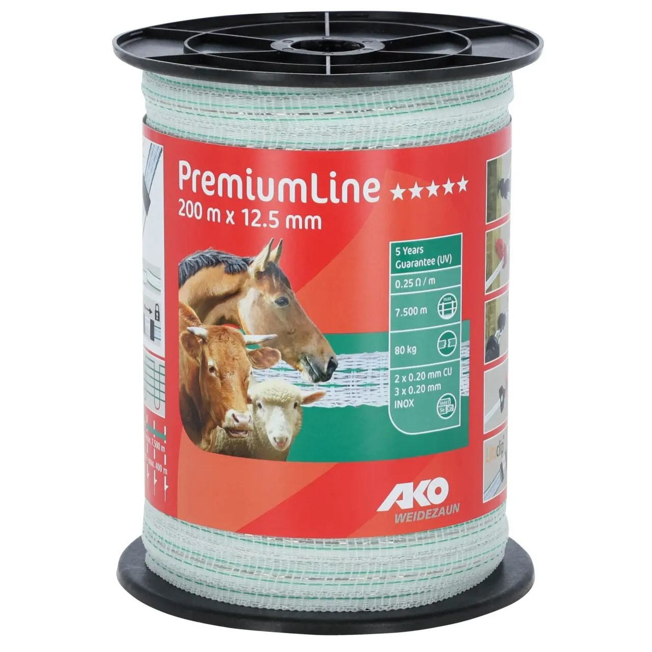 Fence tape Ako PremiumLine