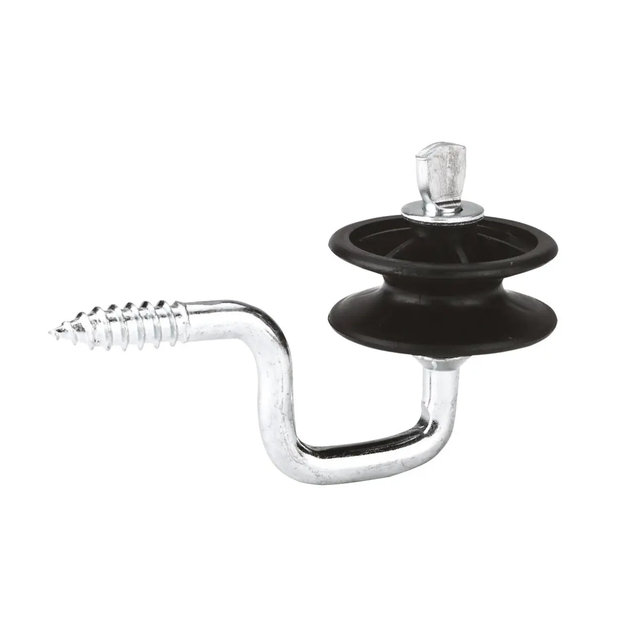 Angle insulators for wire and cord with 7 mm galvanized support Ako (x25)