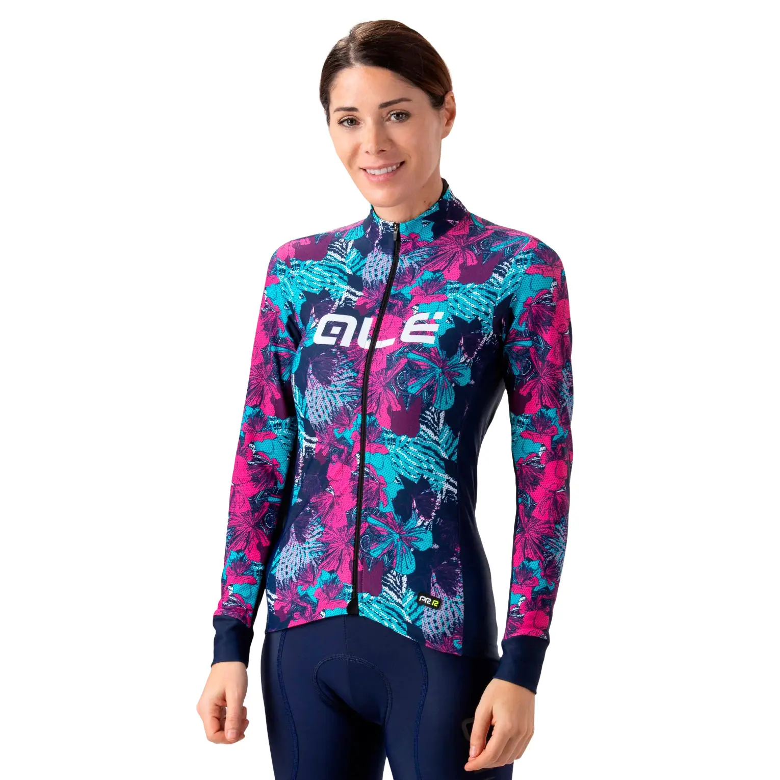 Langarmtrikot für Damen Alé PR-R Amazzonia