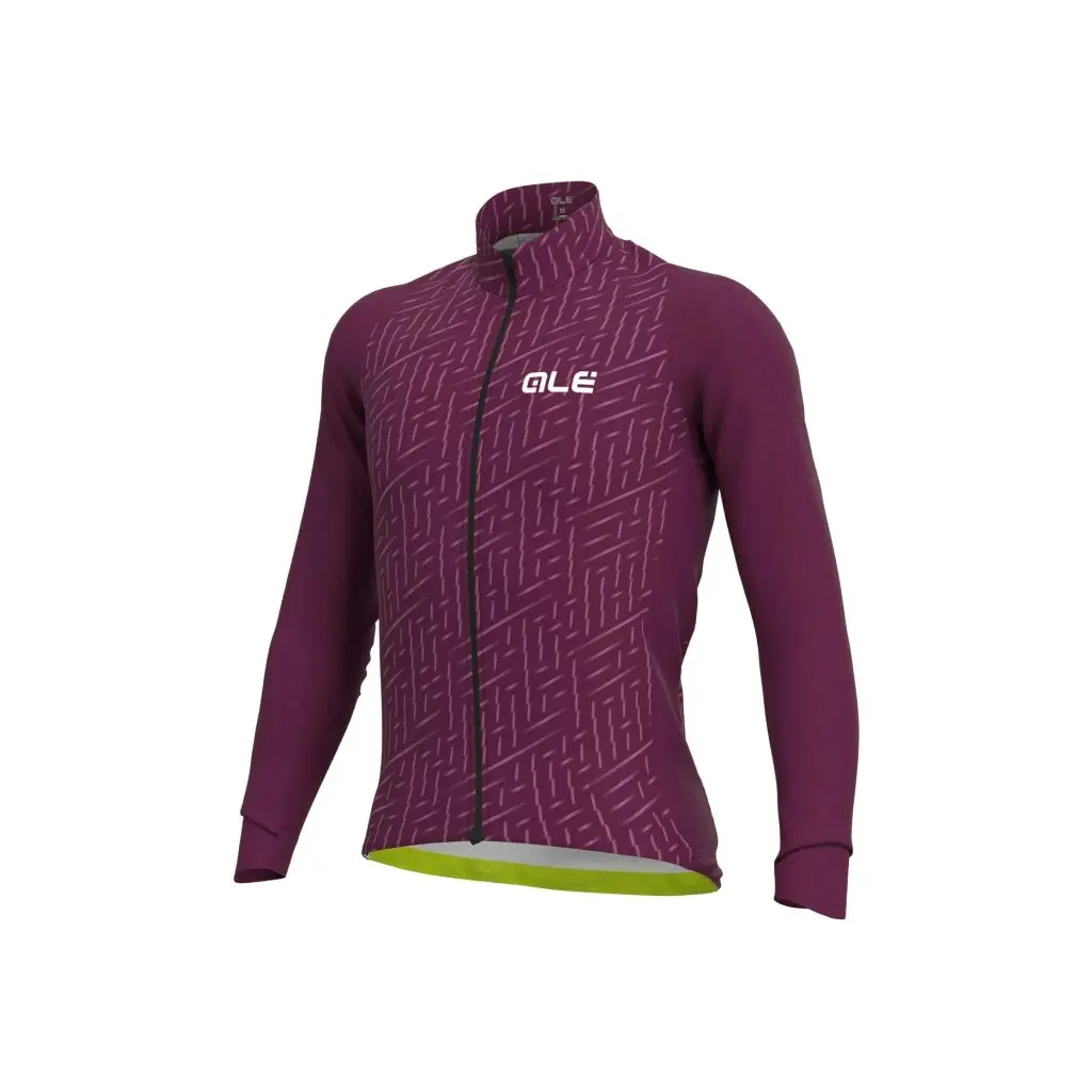 Langarmtrikot Alé Green Bolt
