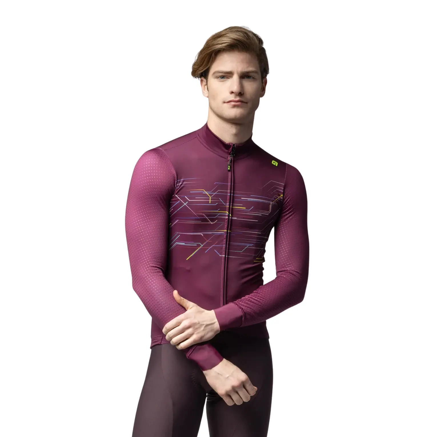 Jersey met lange mouwen Alé PR-E Megabyte