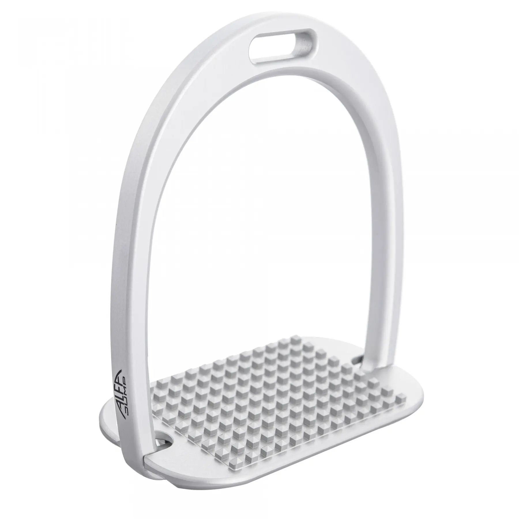 Classic aluminium stirrups with sloping floor for children Alfa Jump