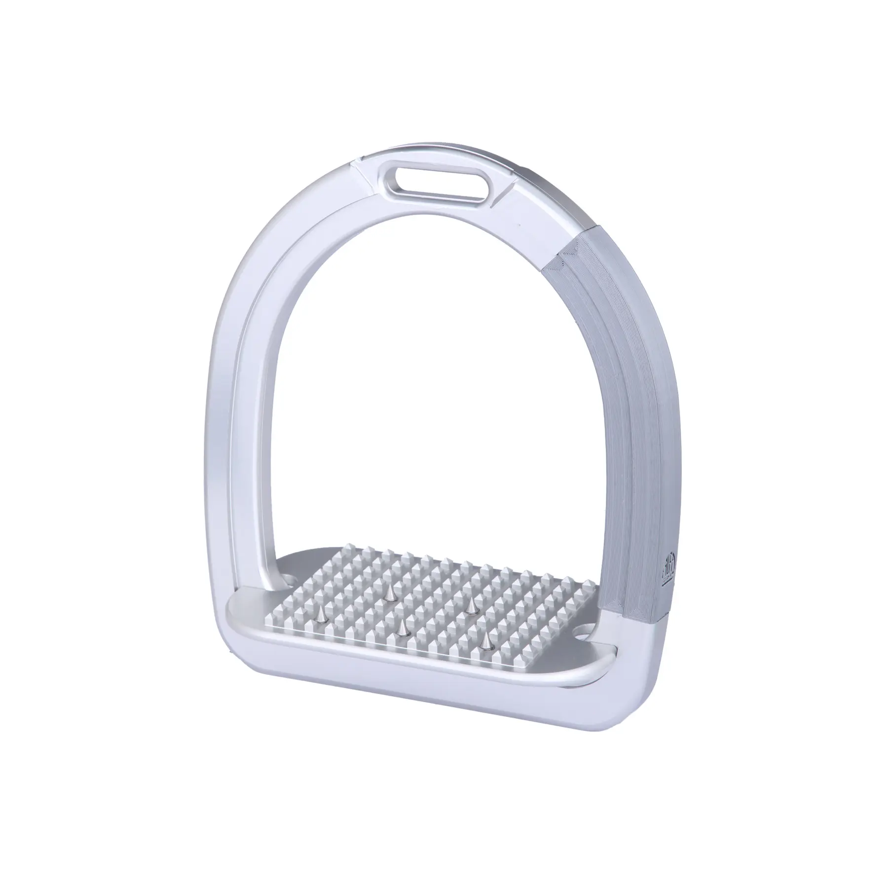 Child safety stirrups for inclined floor aluminium spikes Alfa Jump Safety2
