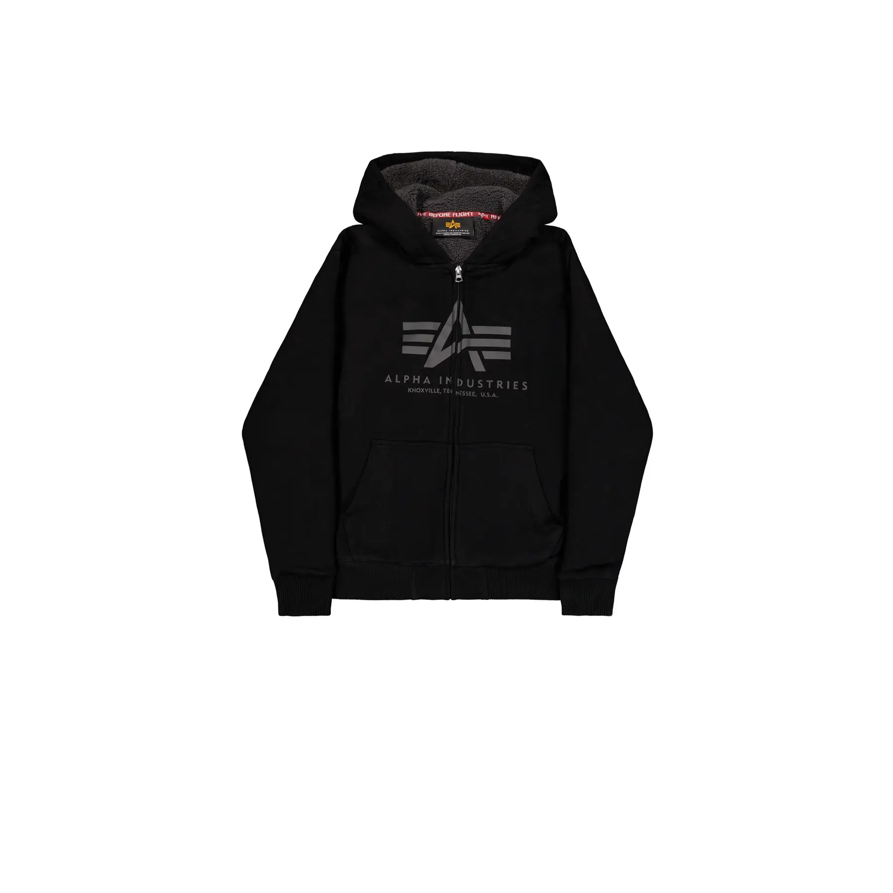 Felpa con cappuccio Alpha Industries Fleece Sherpa