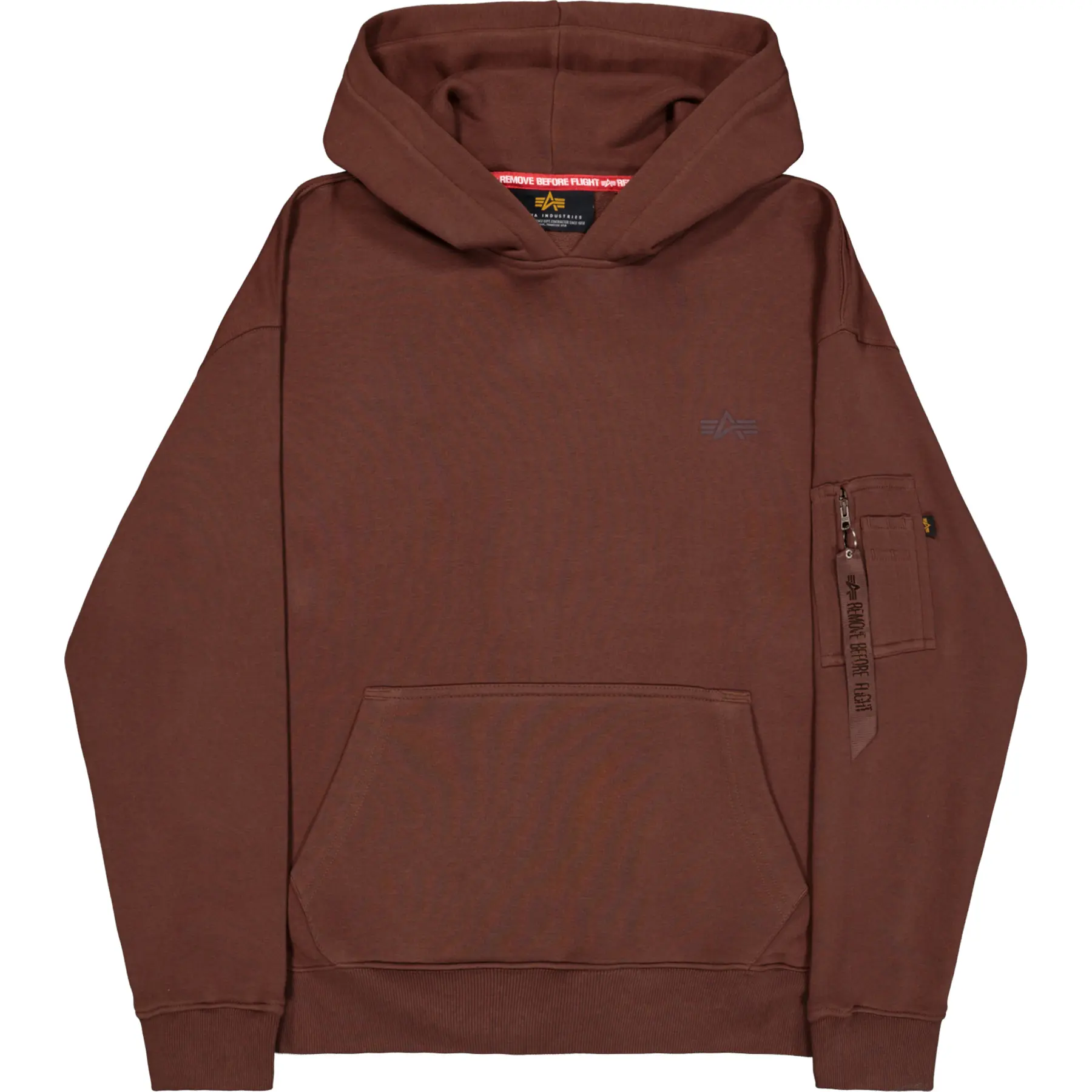 Hoodie Alpha Industries DTM Mid Logo coupe ample