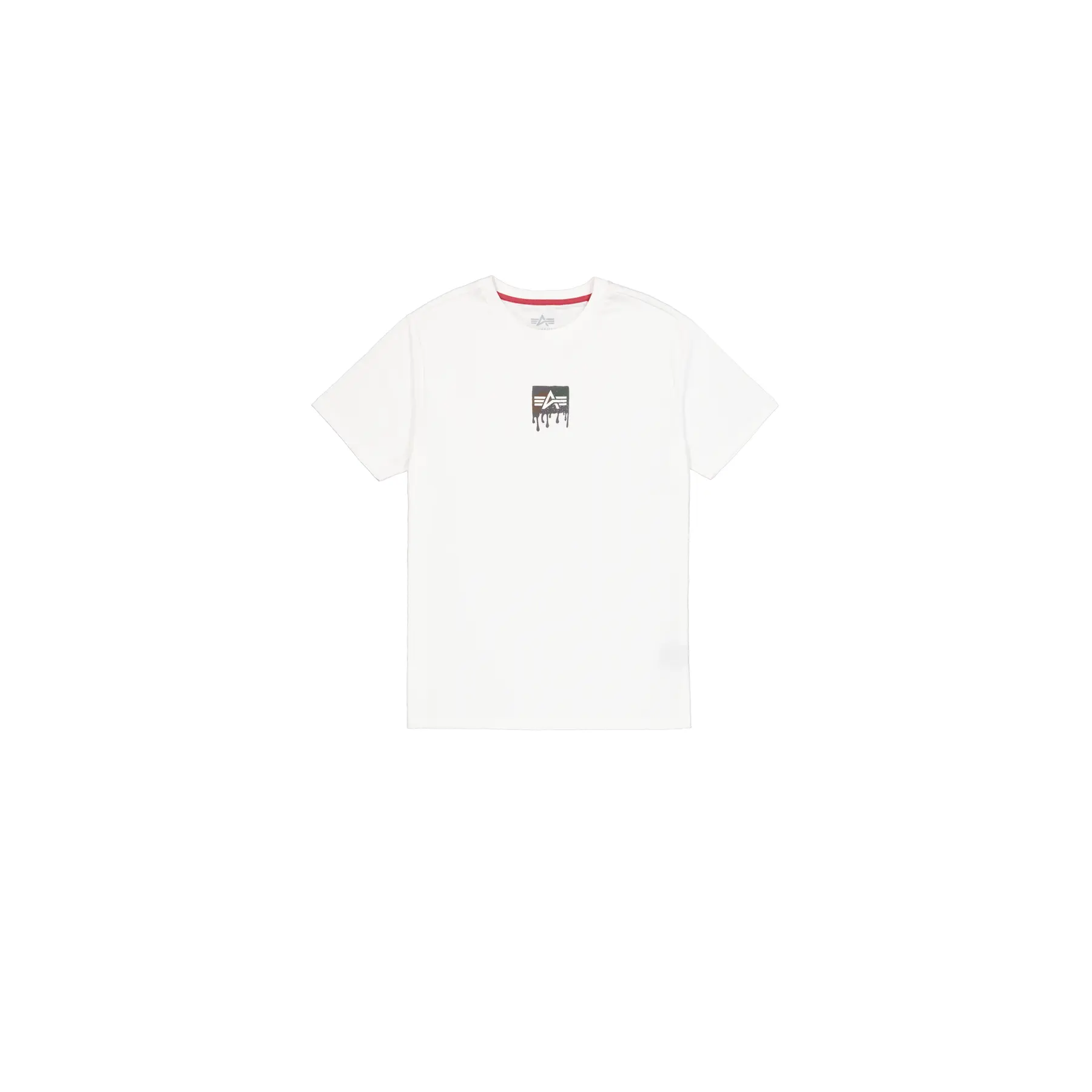 T-shirt stampato sulla schiena Alpha Industries Dripping Camo