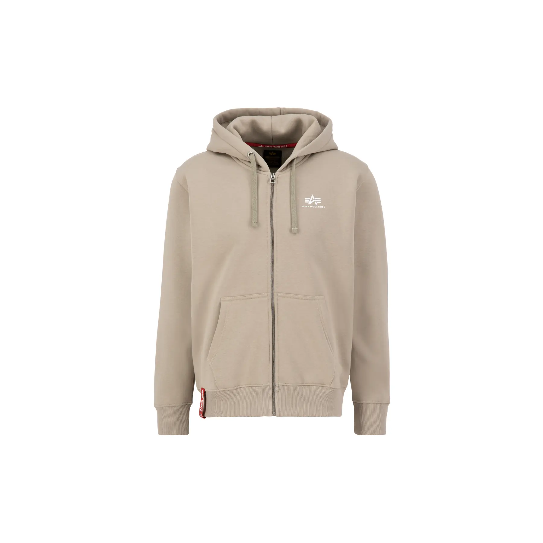 Felpa con cappuccio e zip Alpha Industries Basic