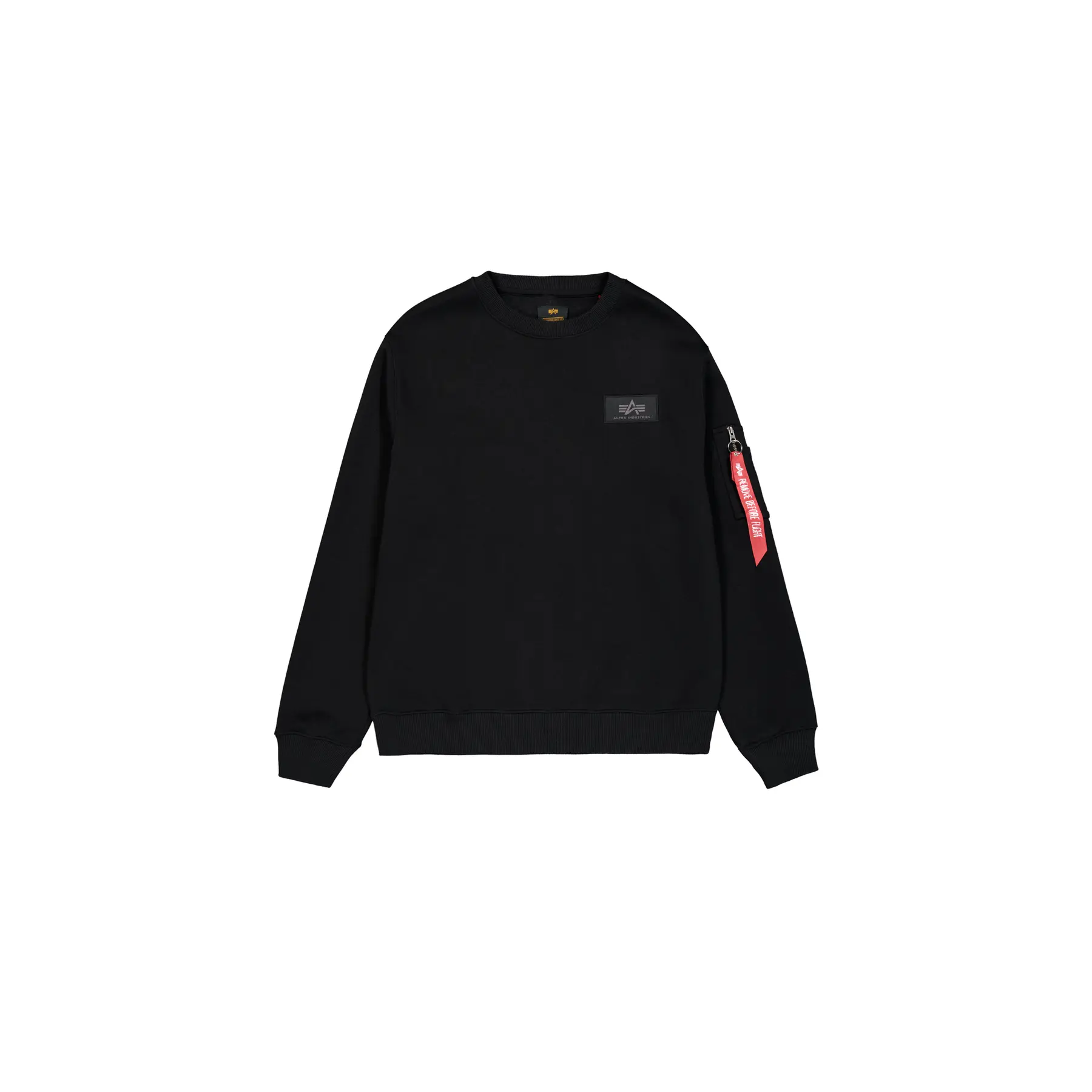 Felpa Alpha Industries Back Print Crewneck