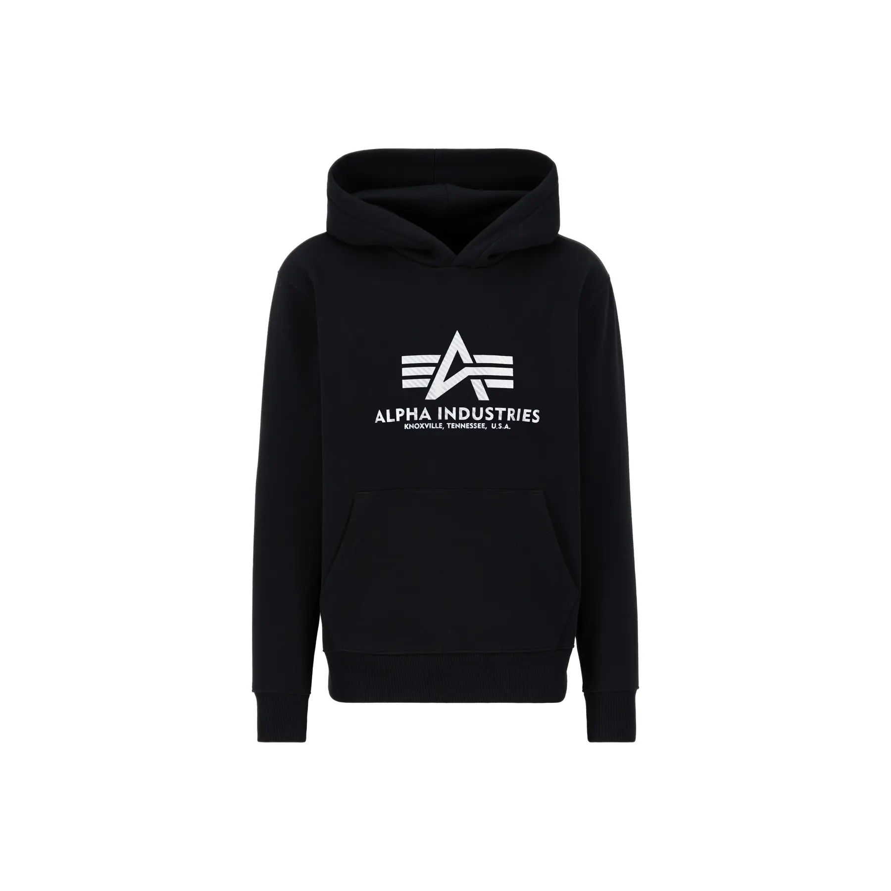 Felpa con cappuccio Alpha Industries Basic Carbon