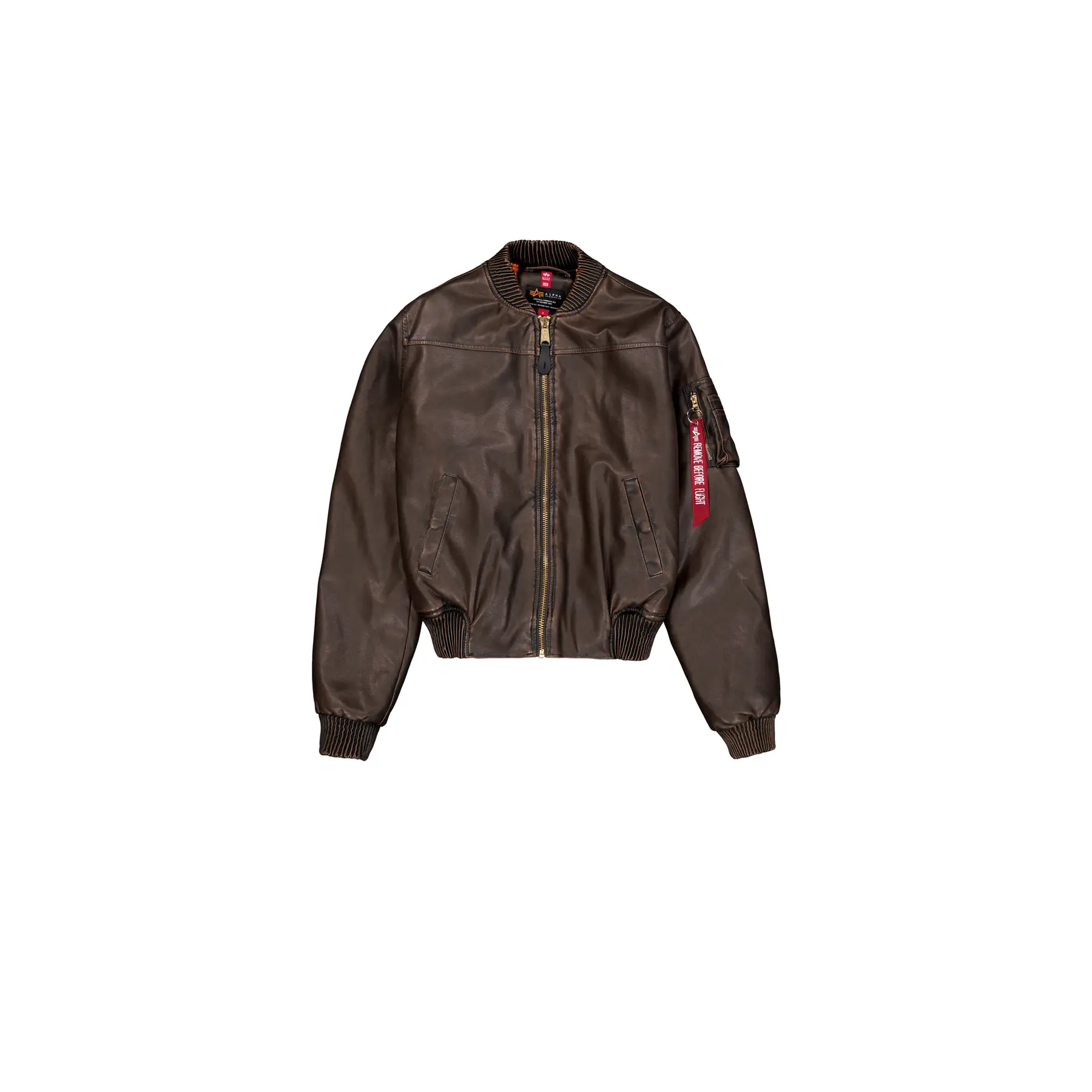 Lederjacke Damen Alpha Industries MA-1 FL Vintage