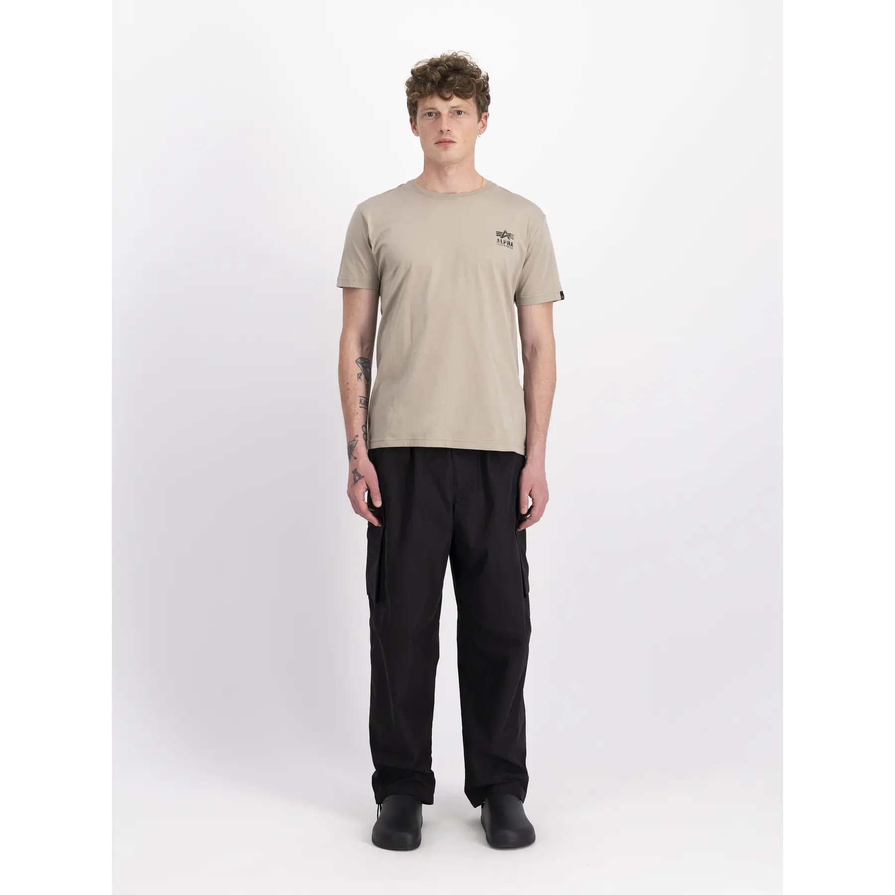 T-shirt Alpha Industries Camo Logo Puff Print BP