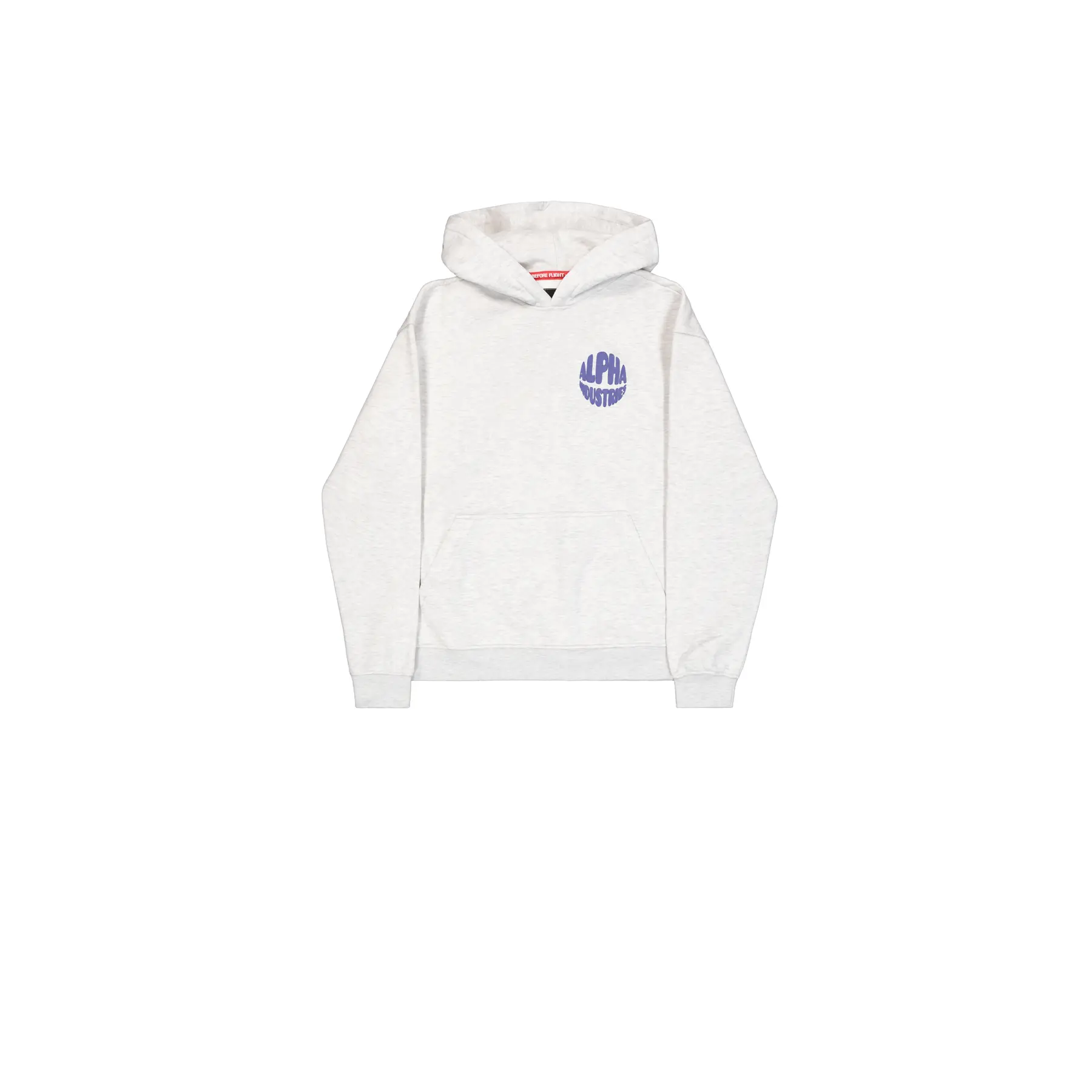 Felpa con cappuccio stampata sul retro donna Alpha Industries Logo
