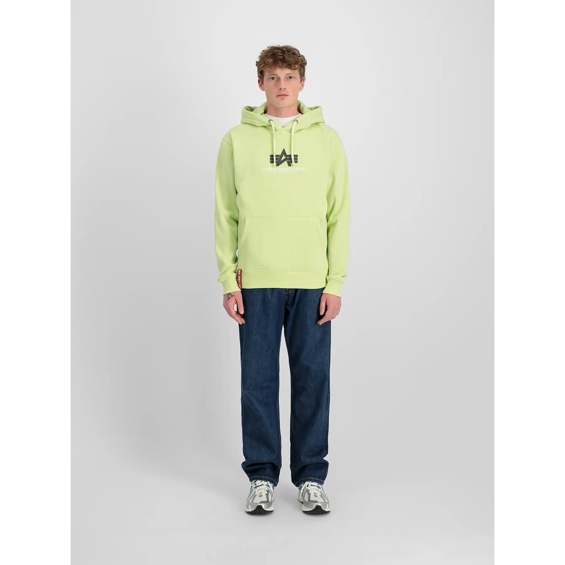 Felpa con cappuccio Alpha Industries Basic Rubber