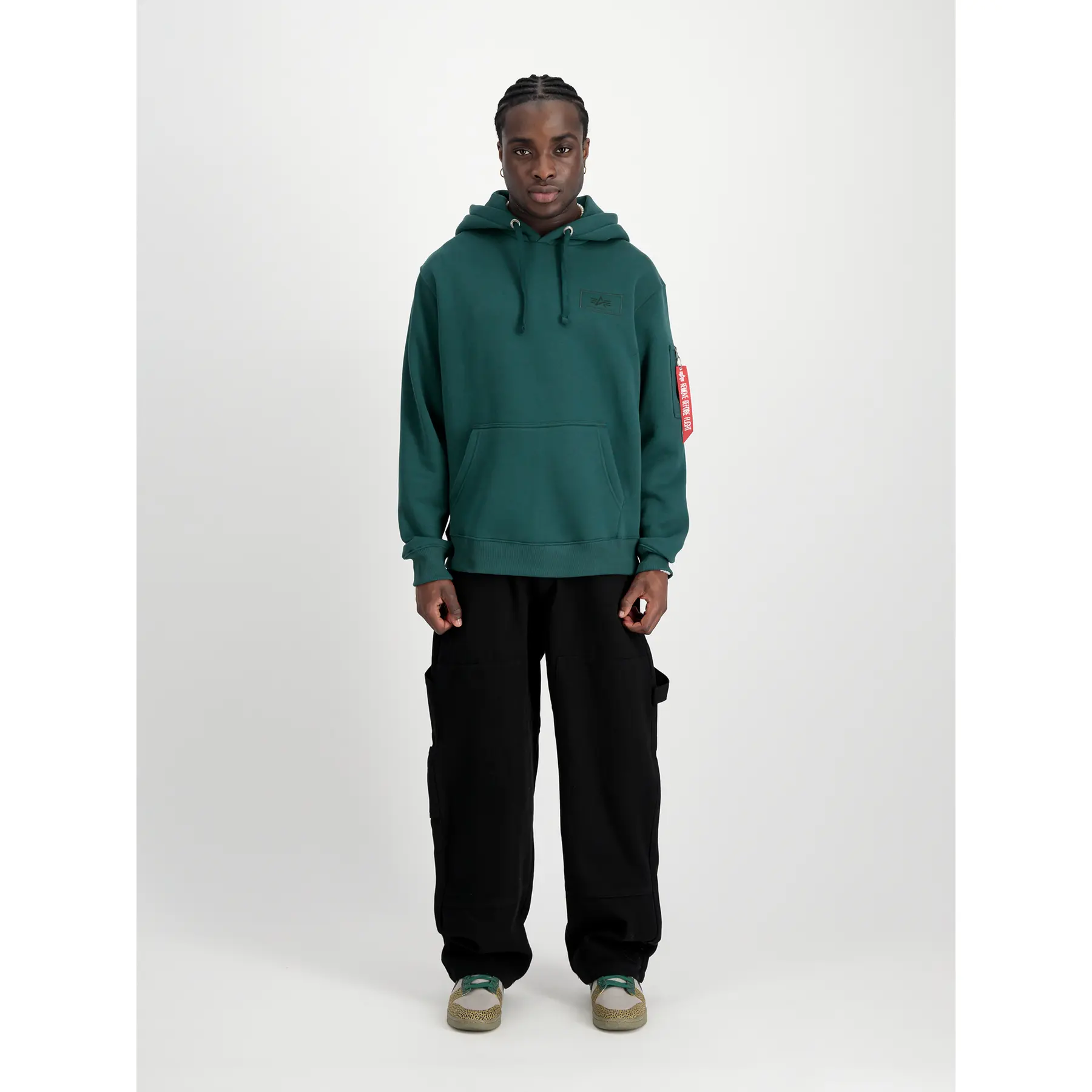 Hoodie mit Print auf der Rückseite Alpha Industries