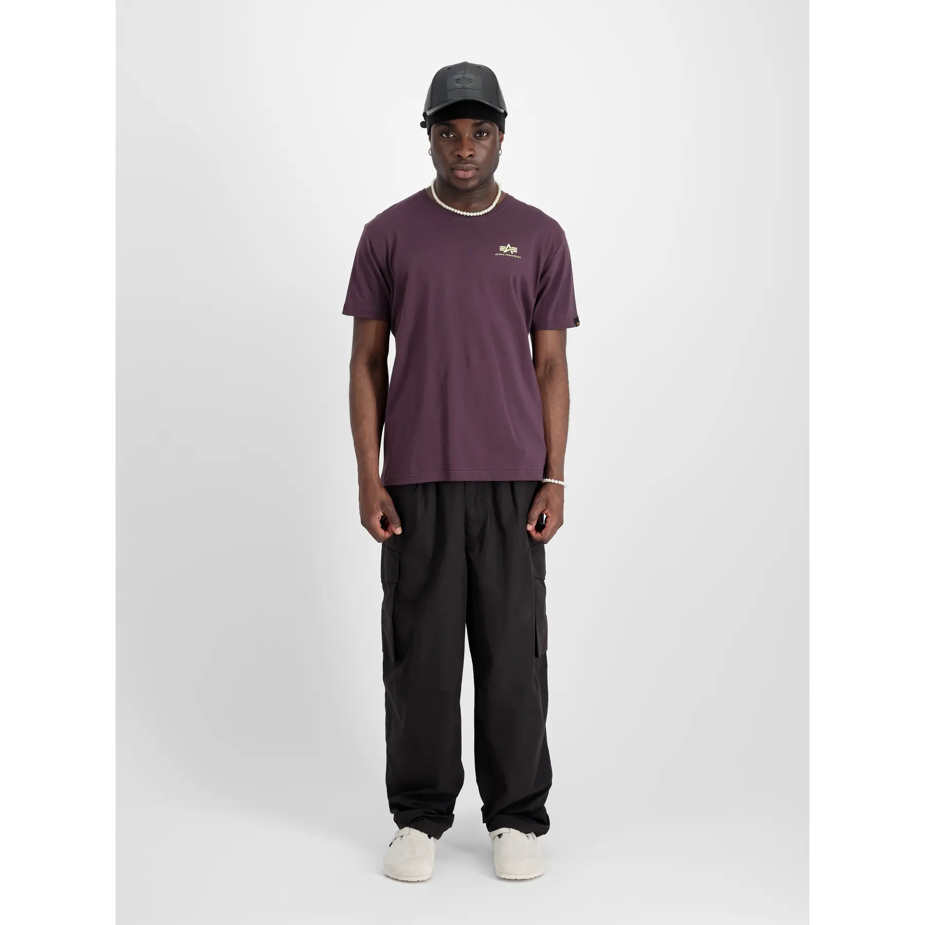 T-shirt con piccolo logo Alpha Industries Basic