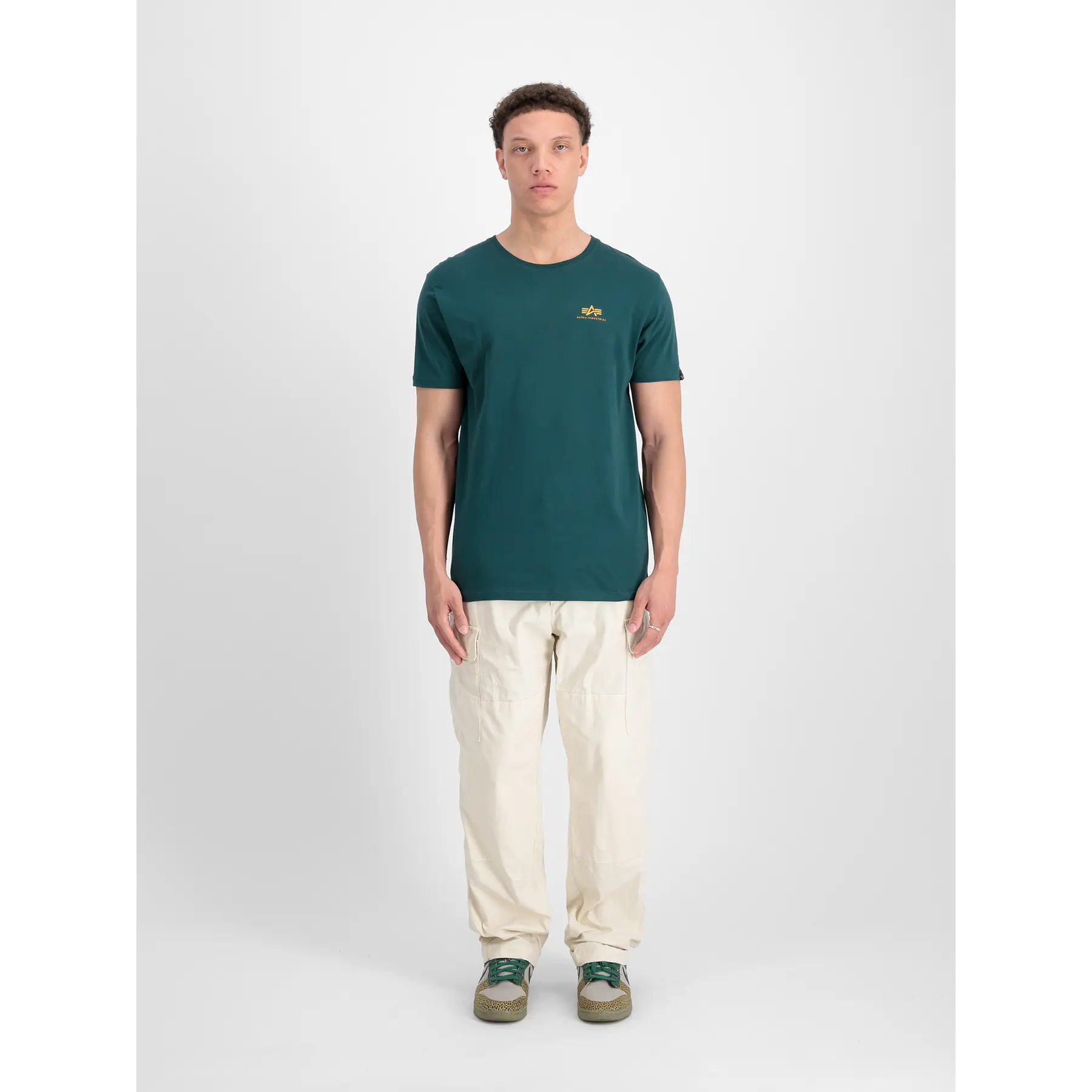 T-shirt con piccolo logo Alpha Industries Basic