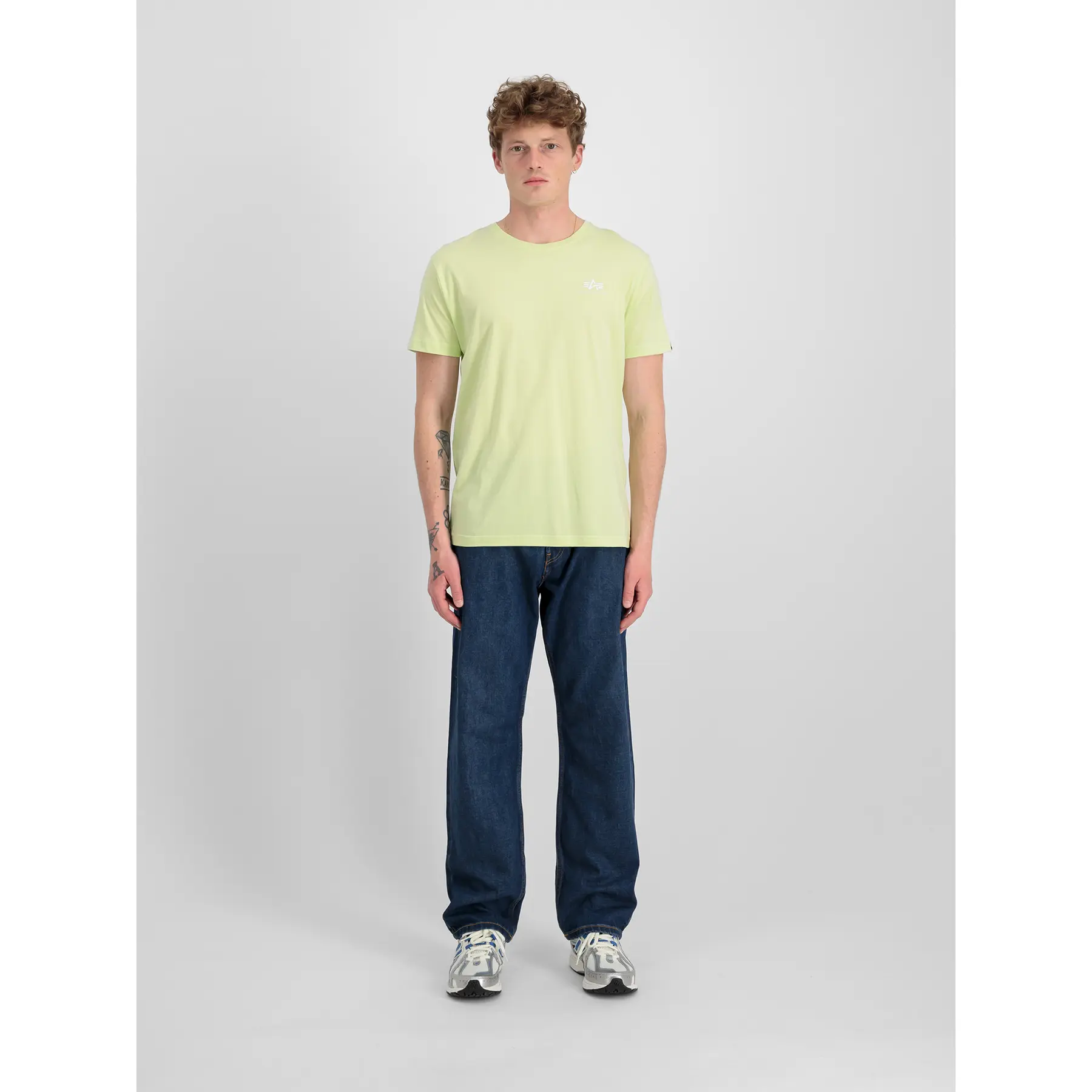 T-shirt con piccolo logo Alpha Industries Basic
