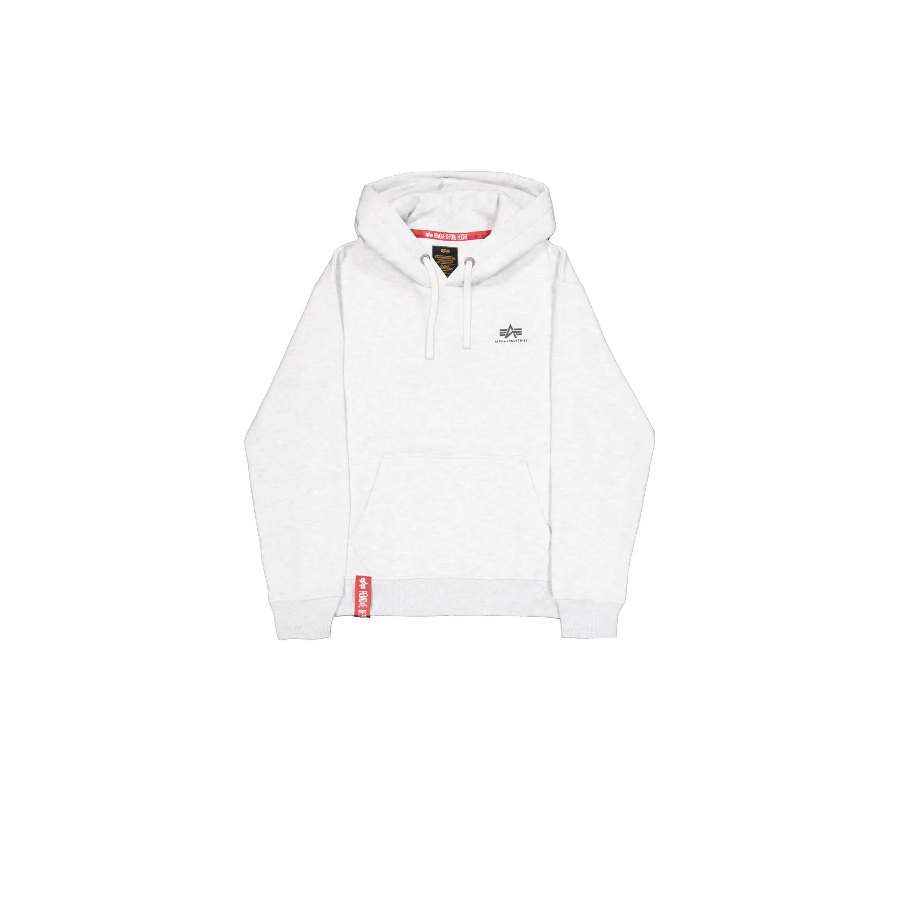 Felpa con cappuccio e piccolo logo Alpha Industries Basic