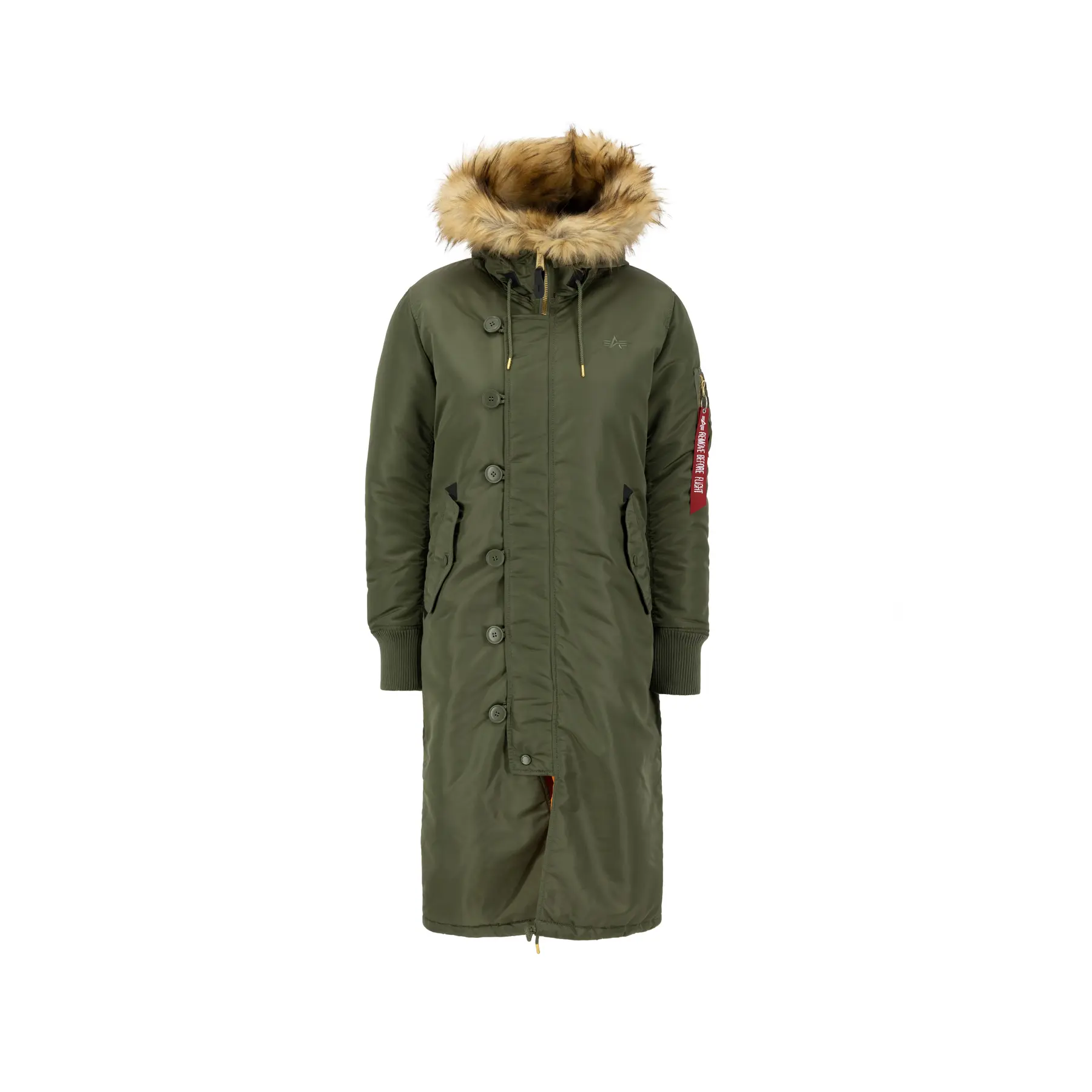 Parka Damen Alpha Industries Long Fishtail