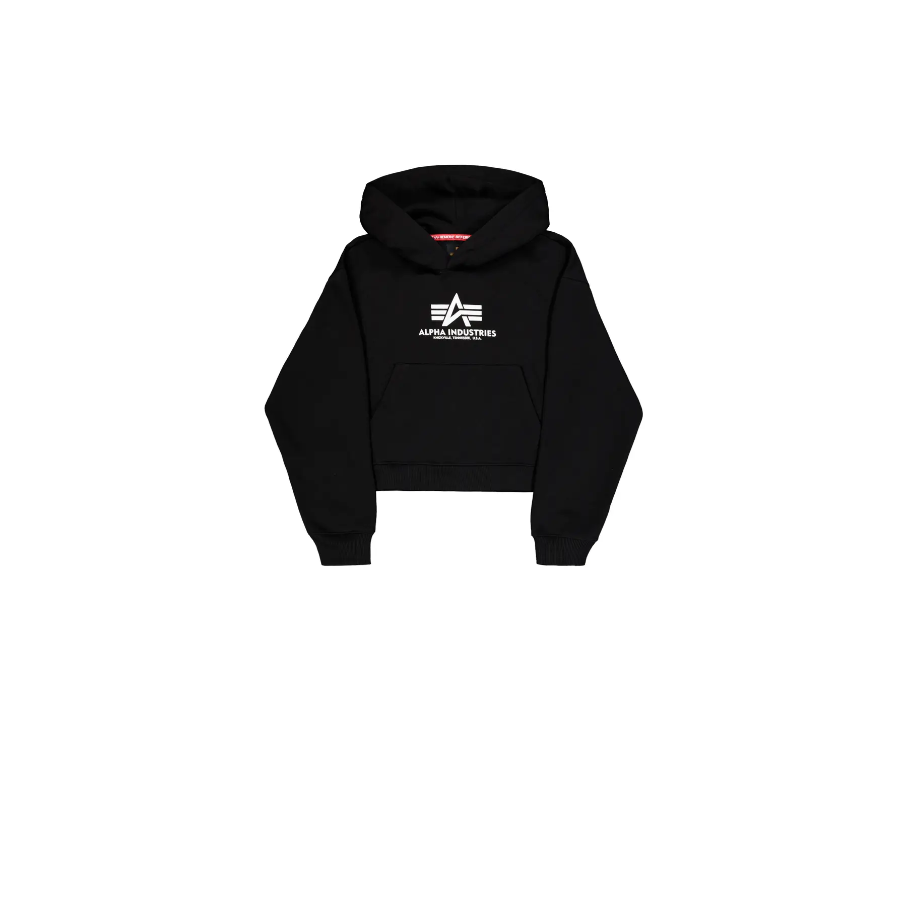 Felpa con cappuccio da donna a maniche voluminose Alpha Industries Basic
