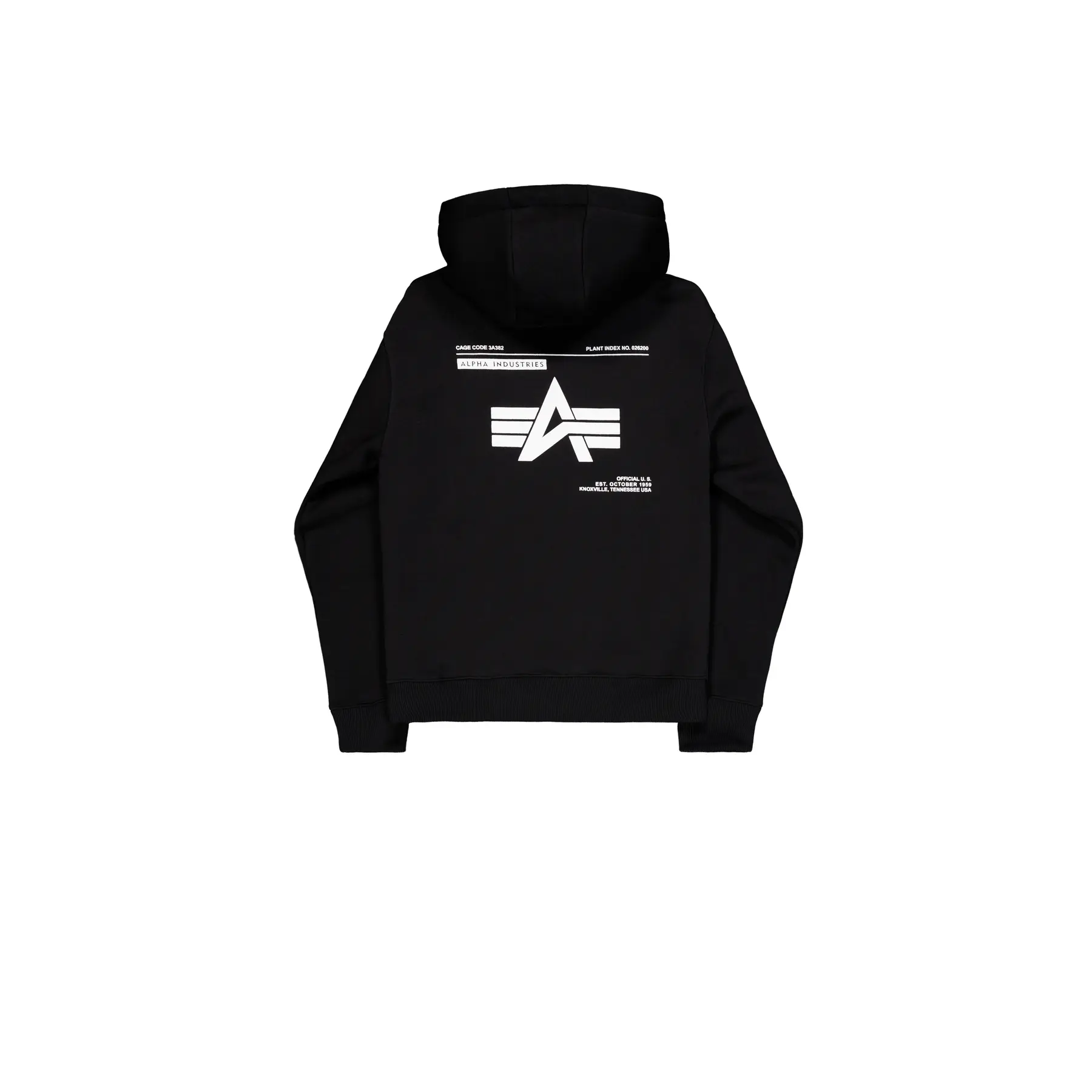 Hoodie Alpha Industries Label Back Print