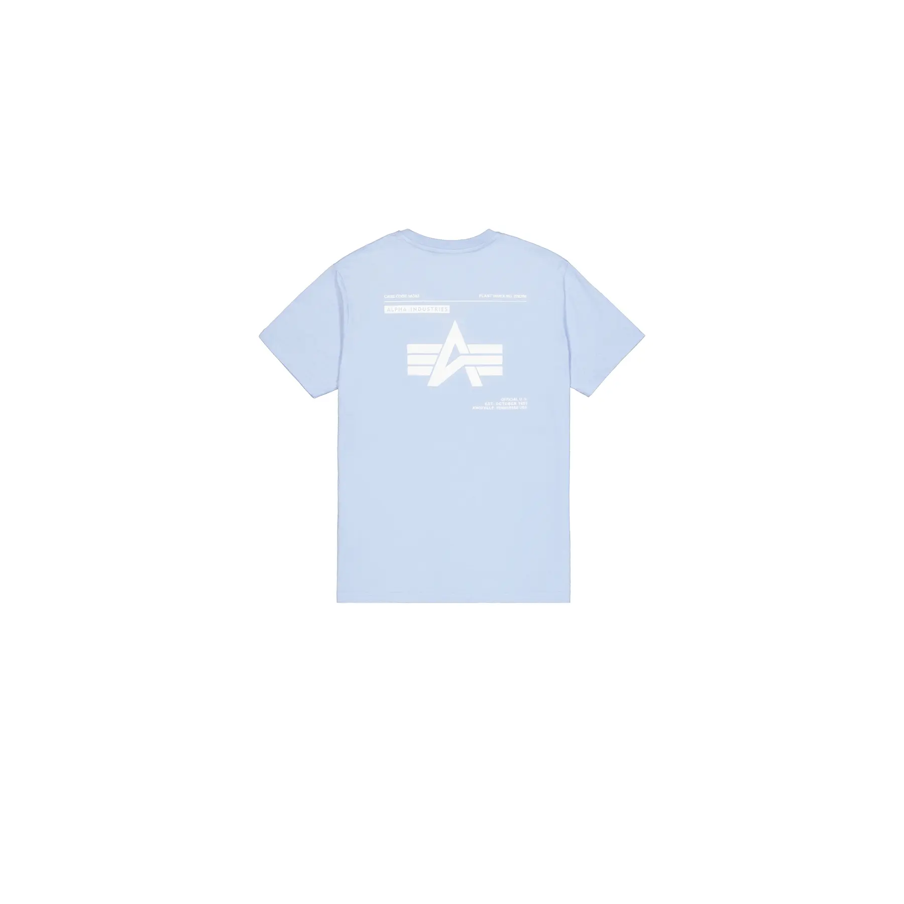 T-Shirt mit Druck auf dem Rücken Alpha Industries Label