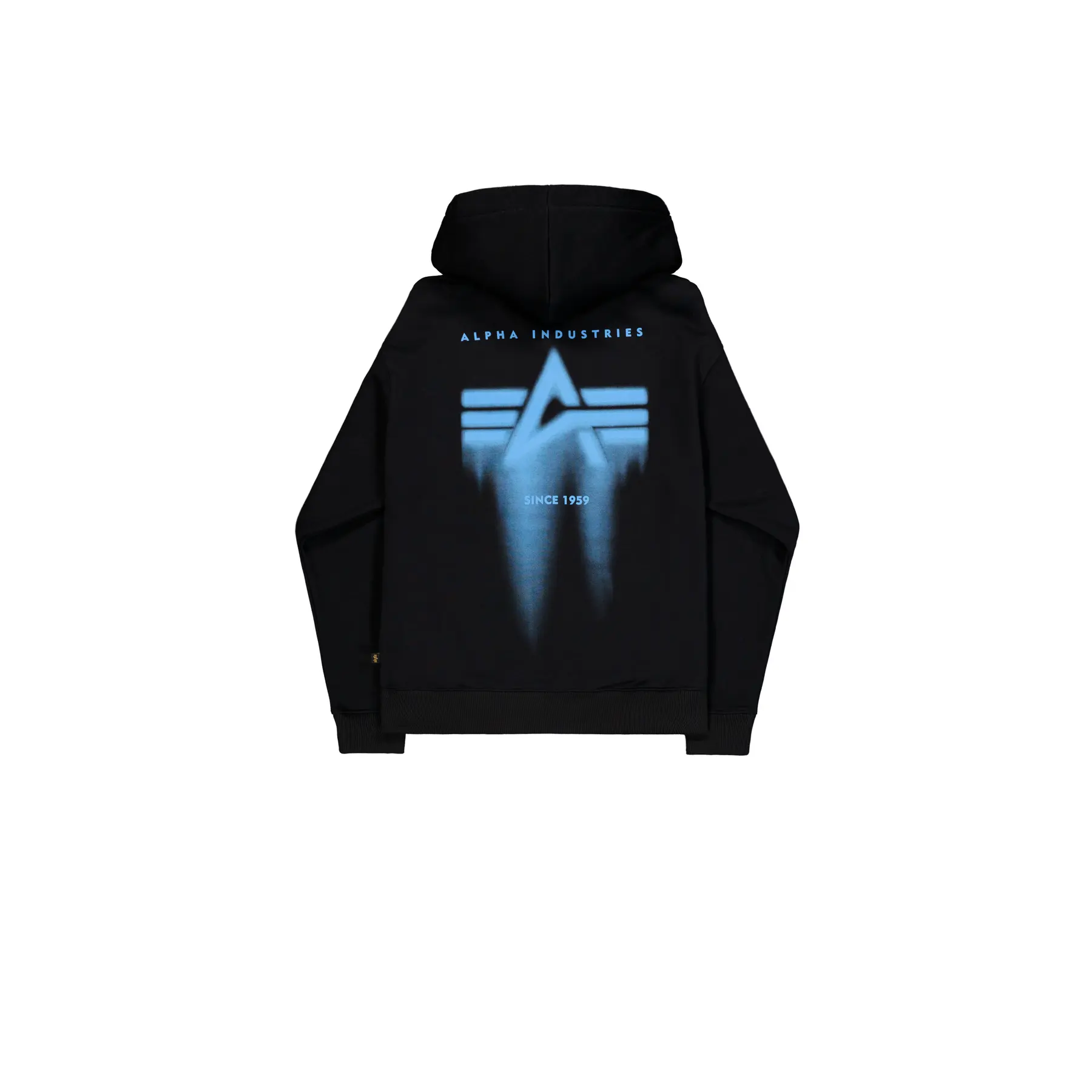 Felpa con cappuccio stampata Alpha Industries Spray