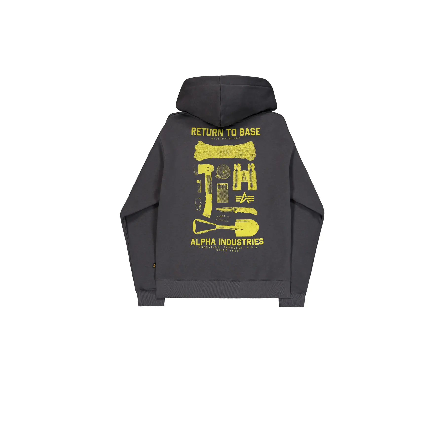 Felpa con cappuccio Alpha Industries Return To Base