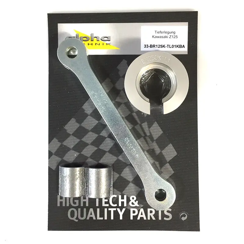 Tieferlegungssatz Alpha Technik Kawasaki Z125, BR125K / BR125L