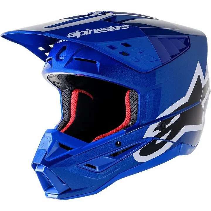 Motorrad-Cross-Helm Alpinestars SM5 Corp - Farbe: Blau