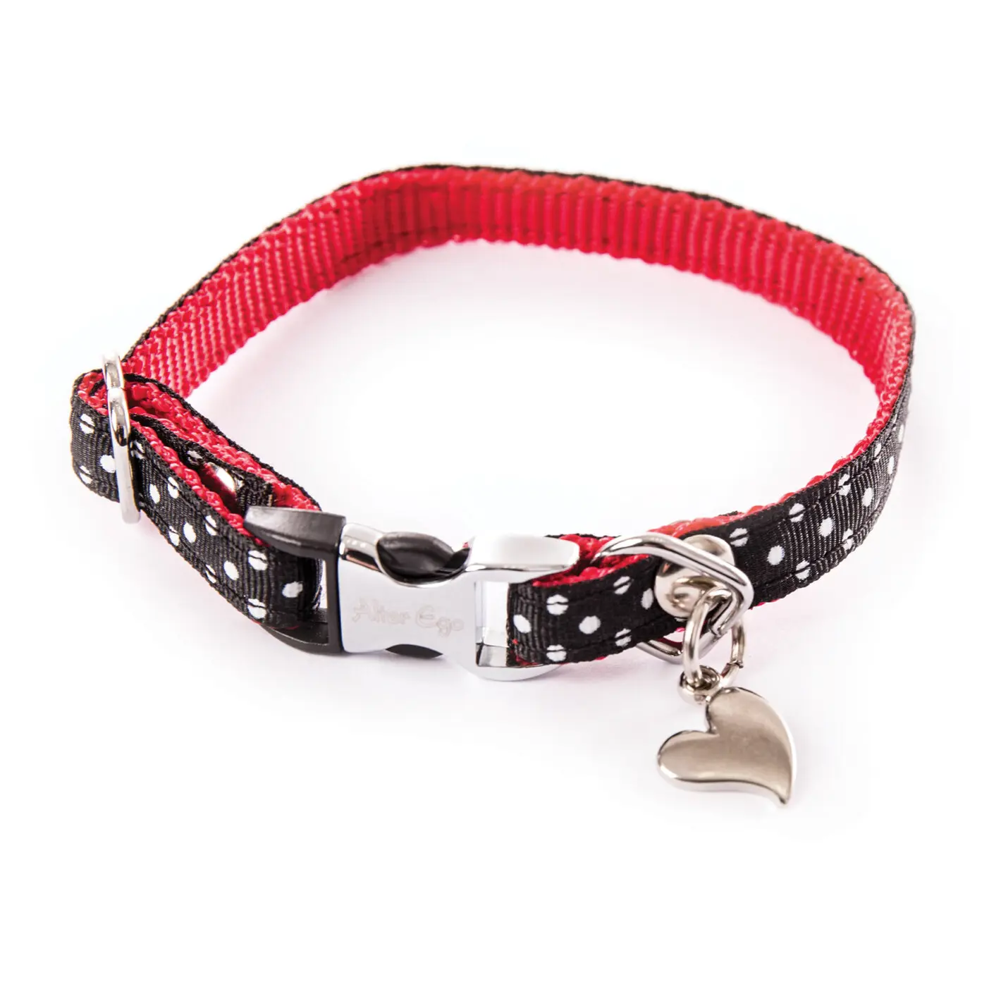 Spotty dog collar Alter Ego XS