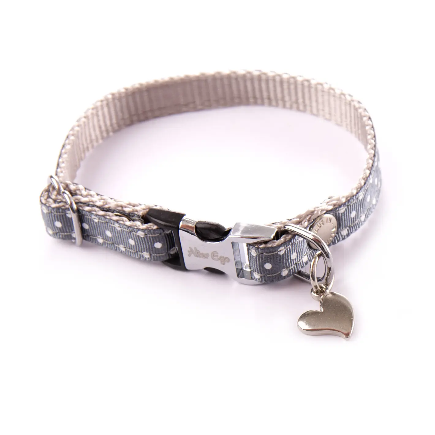 Spotty dog collar Alter Ego XS