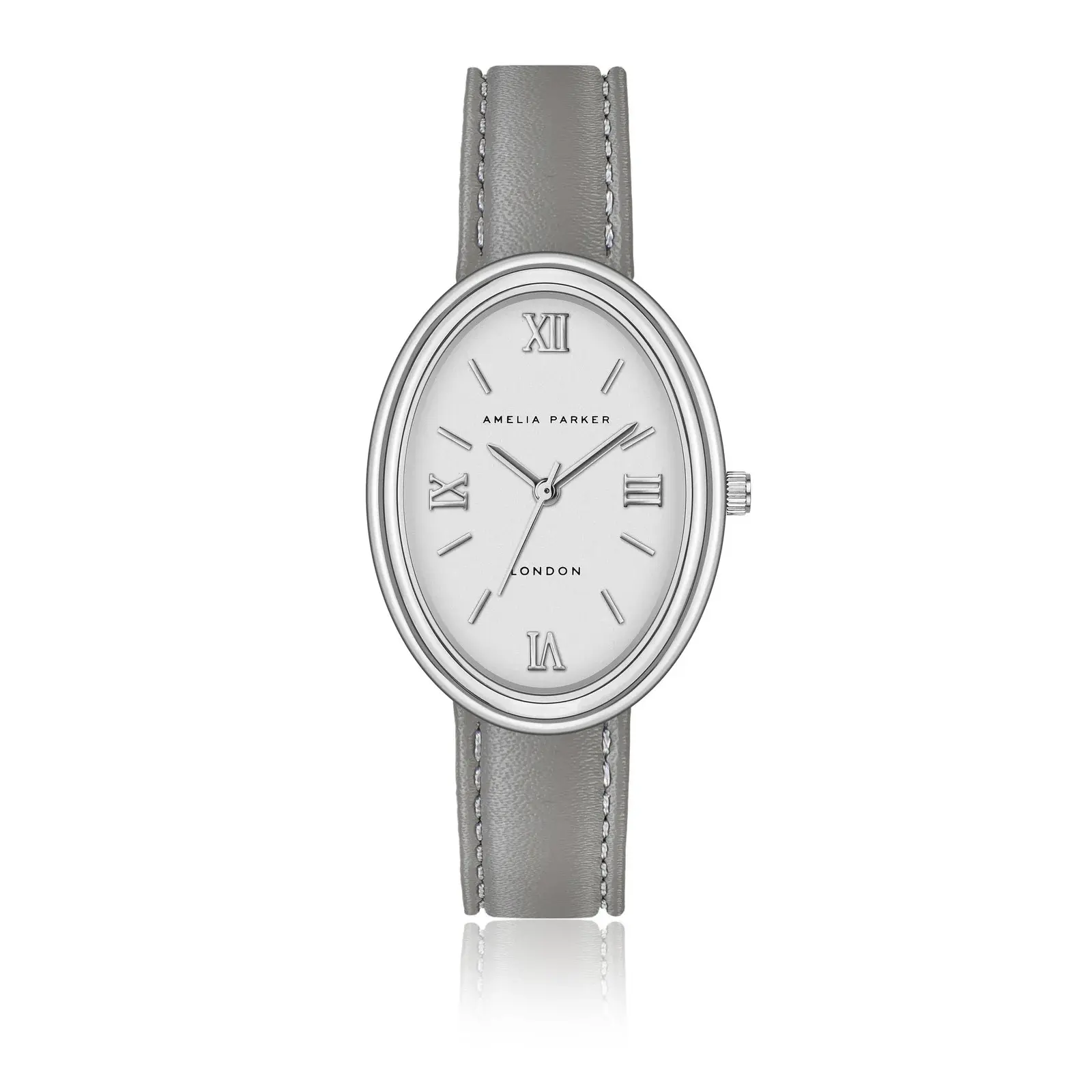 Amelia Parker Women's Gris Padded And Stitched Smooth Watch Soraya