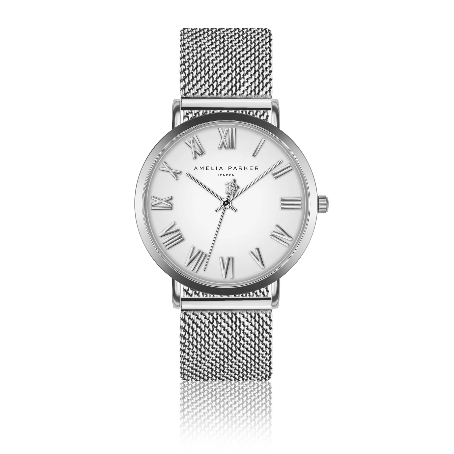 Damenuhr Amelia Parker Grand Blanc Mesh
