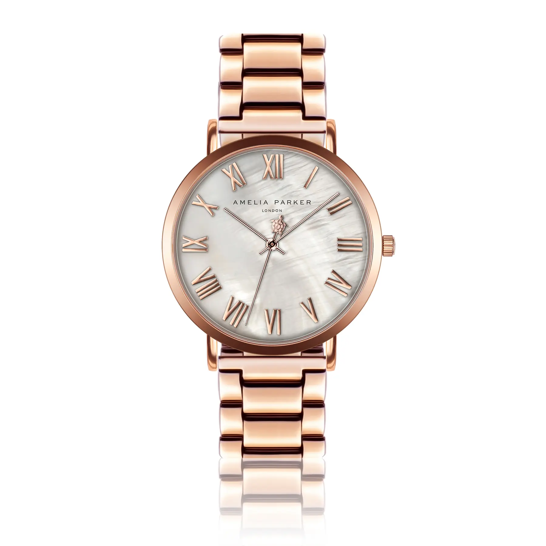 Amelia Parker Women's Golden Watch Classique Link