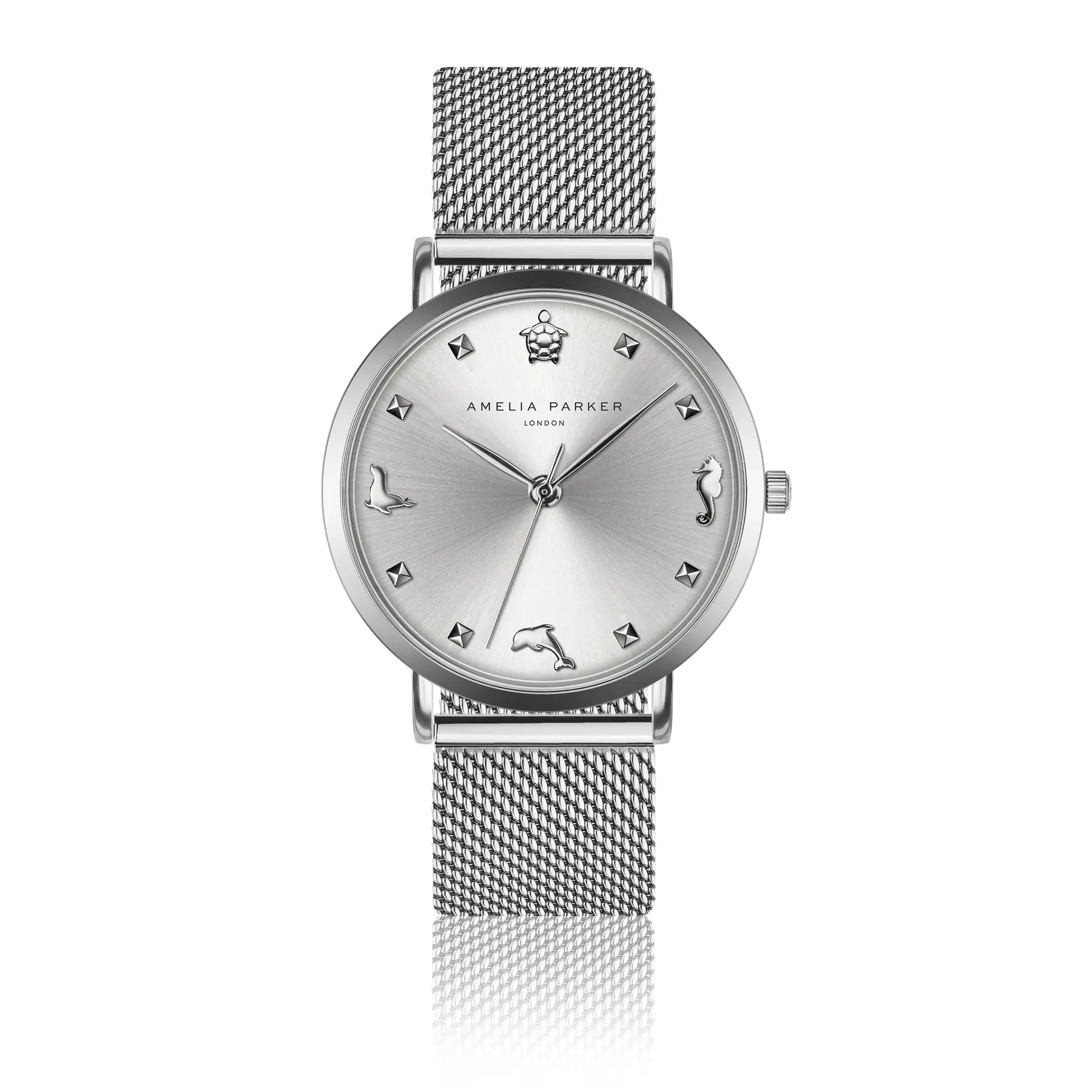 Damenuhr Amelia Parker Charm Mesh