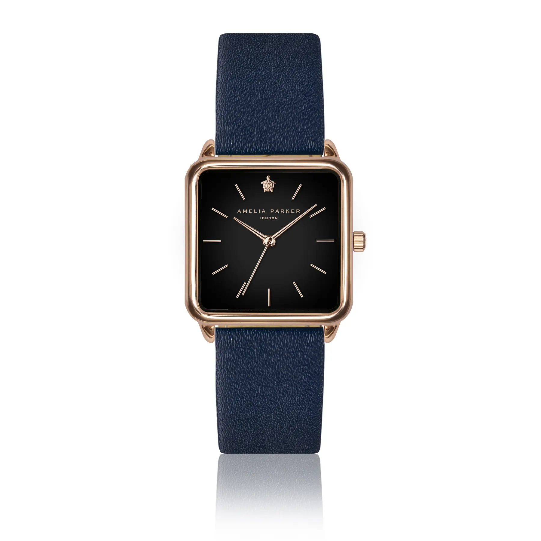 Leather watch woman Amelia Parker Night Plaza Dark blue