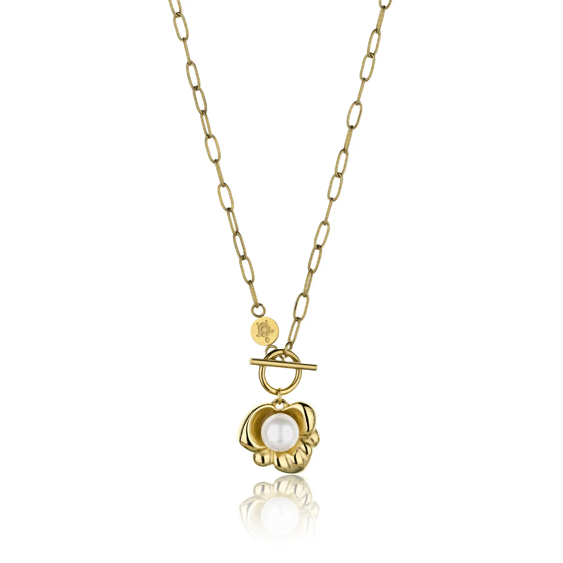 Amelia Parker Women's Golden Necklace Pearlnest