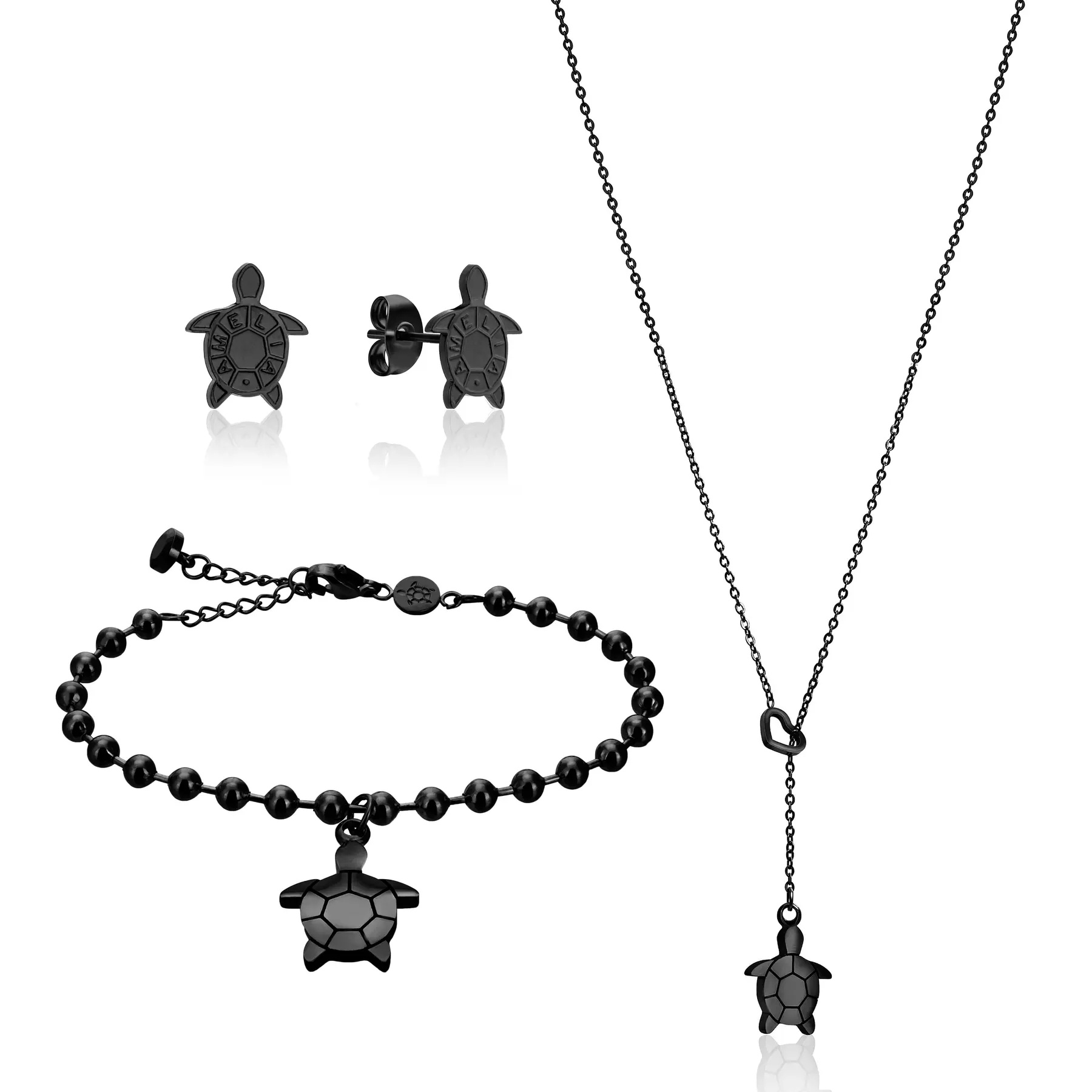 Set aus Halskette, Armband und Damenohrringen Amelia Parker Wisdom