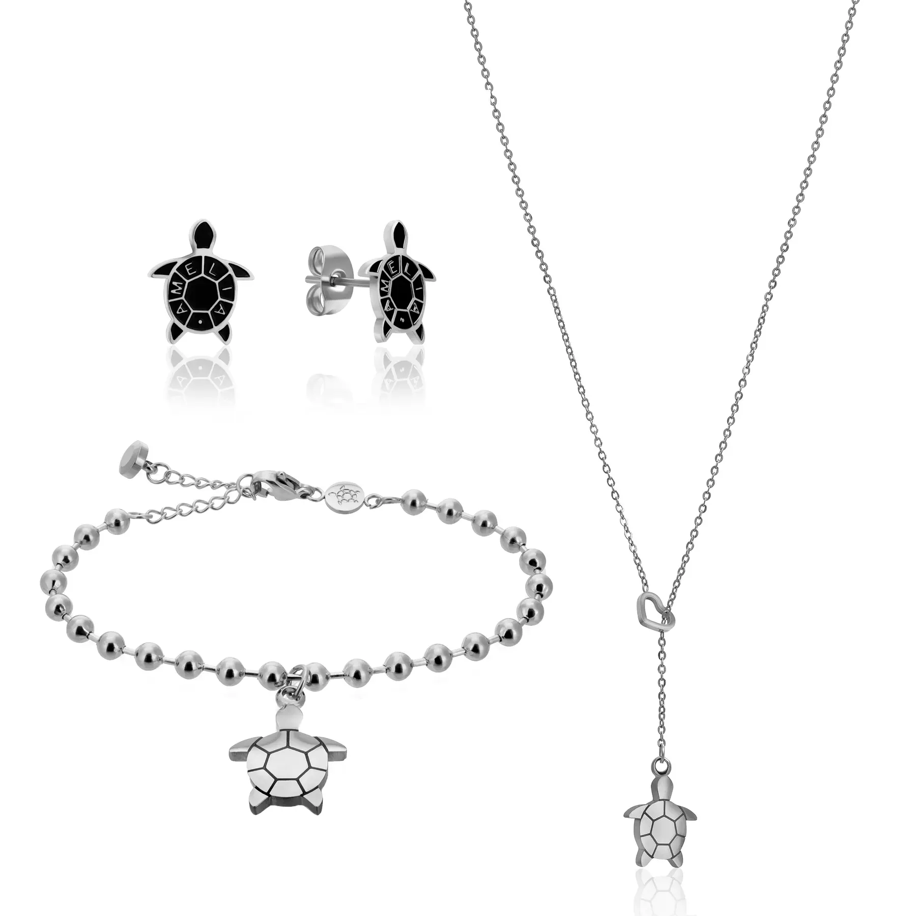 Set aus Halskette, Armband und Damenohrringen Amelia Parker Wisdom