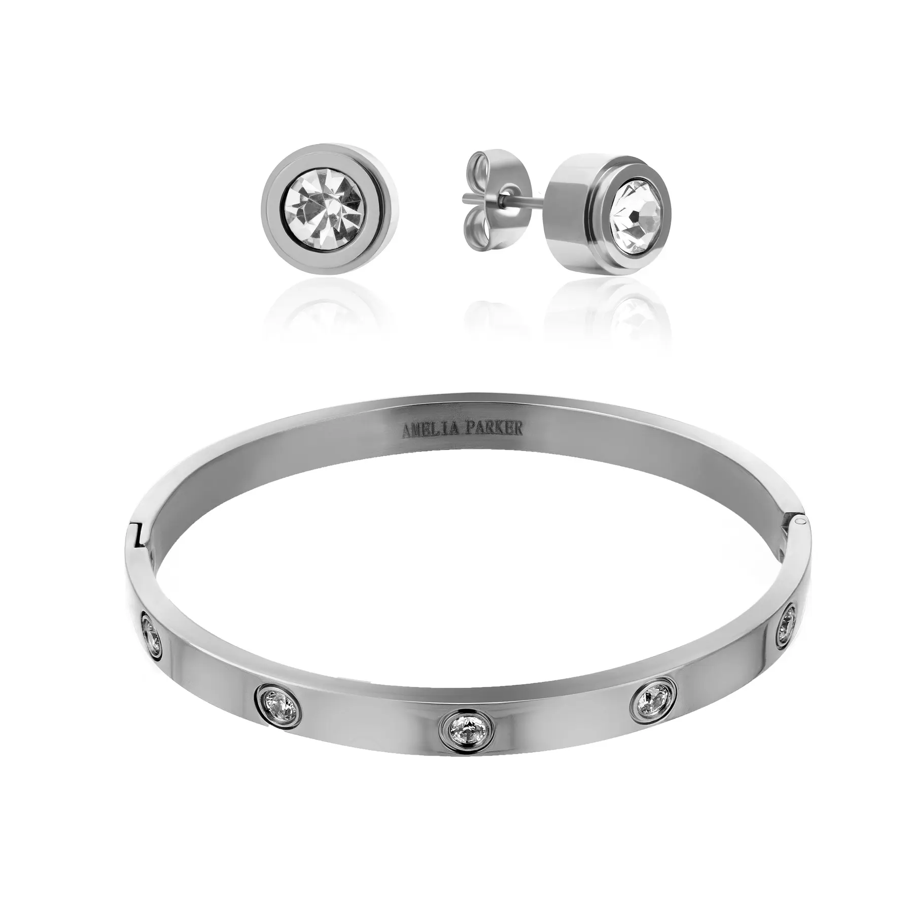 Set aus Armband und Ohrringen für Frauen Amelia Parker Sparkle